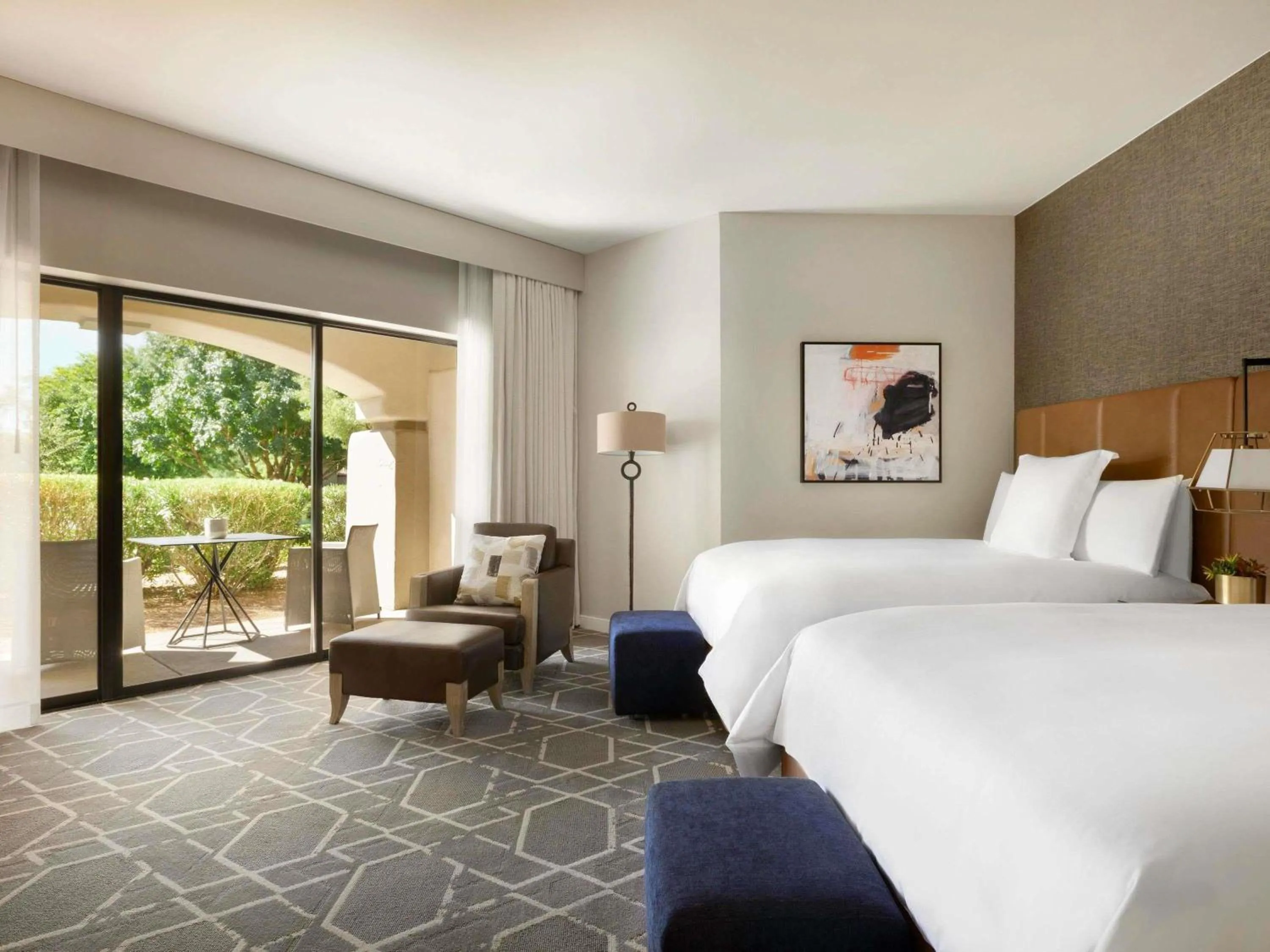 Fairmont Queen Room with Two Queen Beds and Roll-In Shower - Patio or Balcony in Fairmont Scottsdale Princess