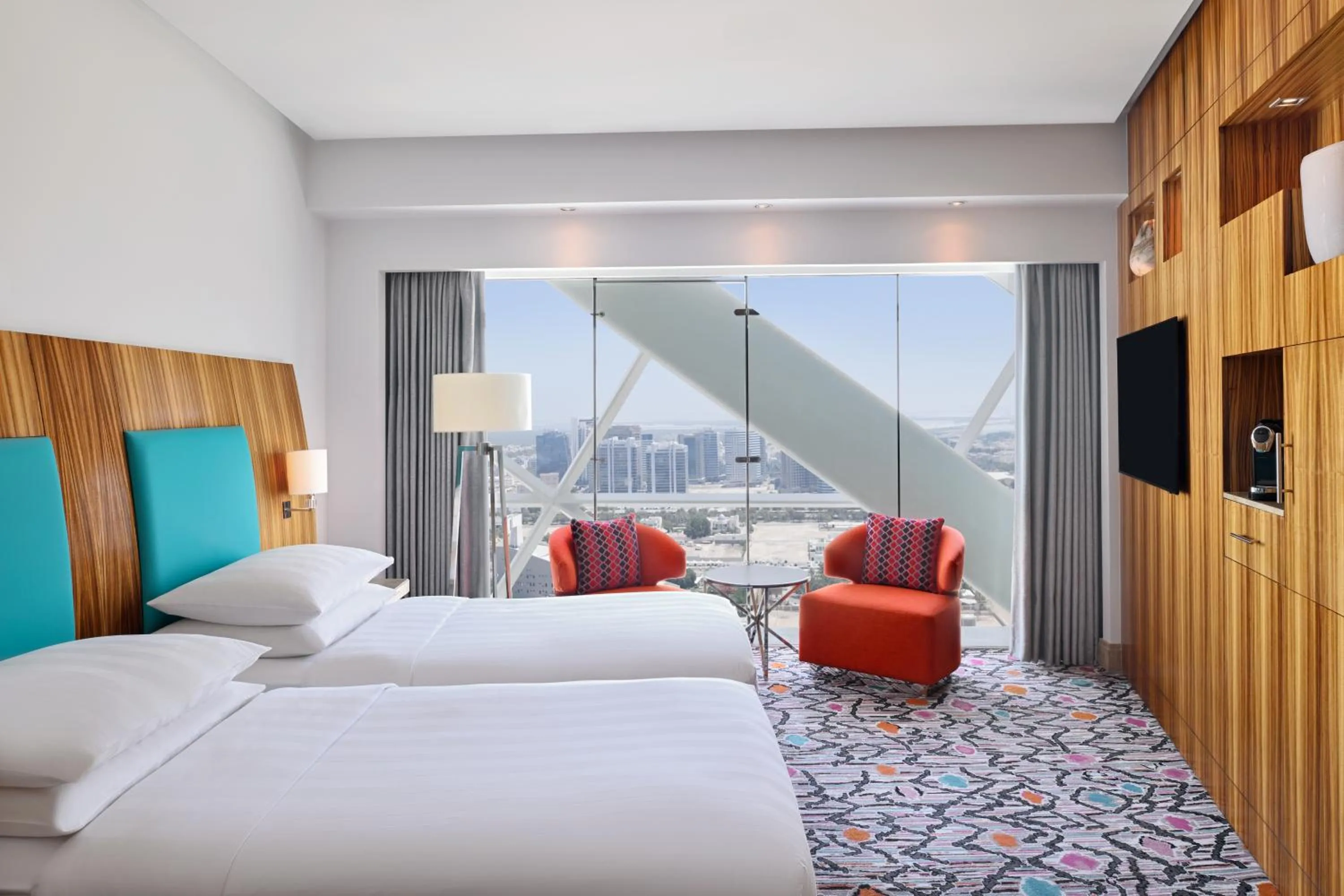 Deluxe Twin Room - single occupancy in Andaz Capital Gate Abu Dhabi, By Hyatt