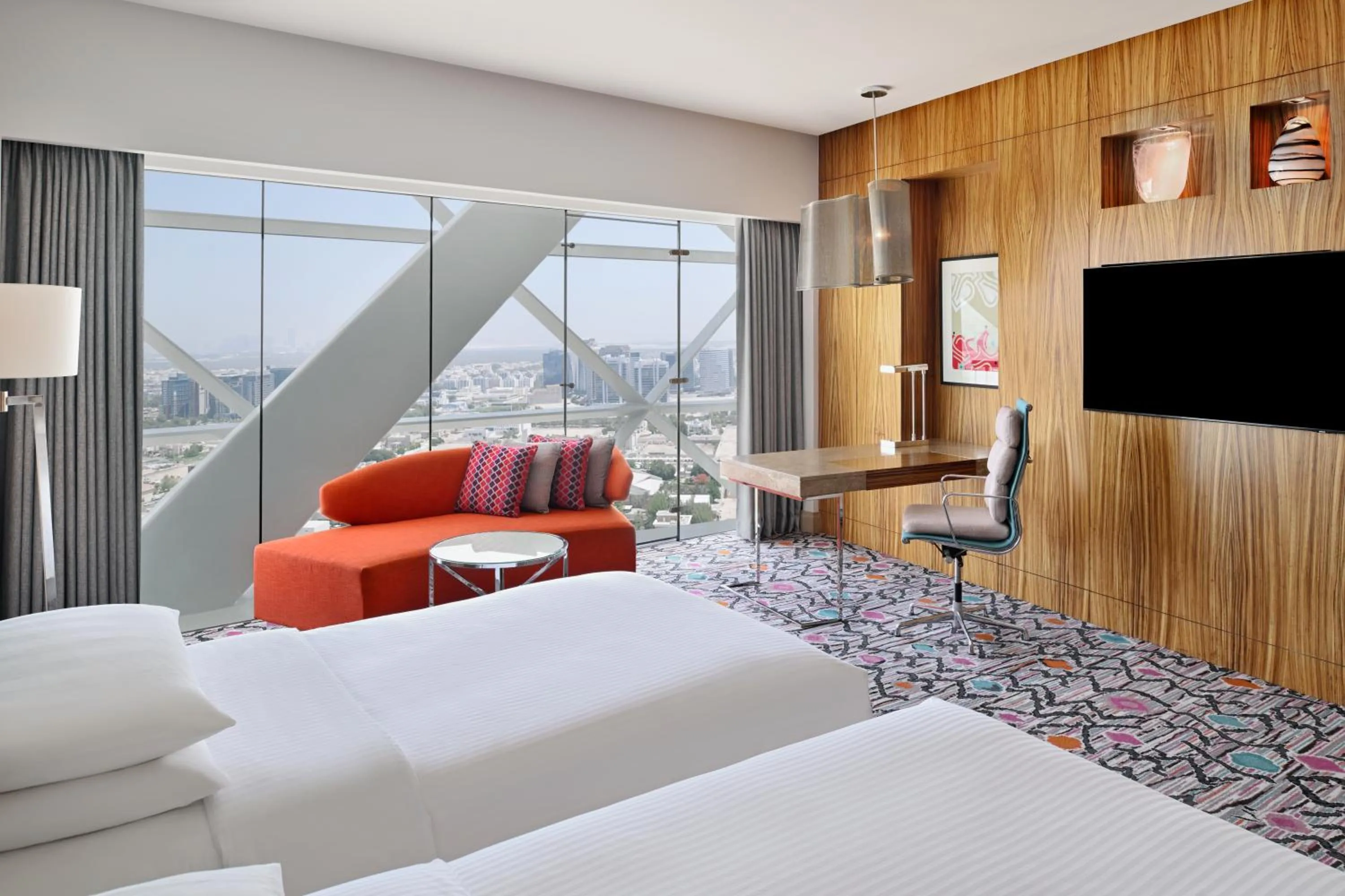 Twin Room in Andaz Capital Gate Abu Dhabi, By Hyatt