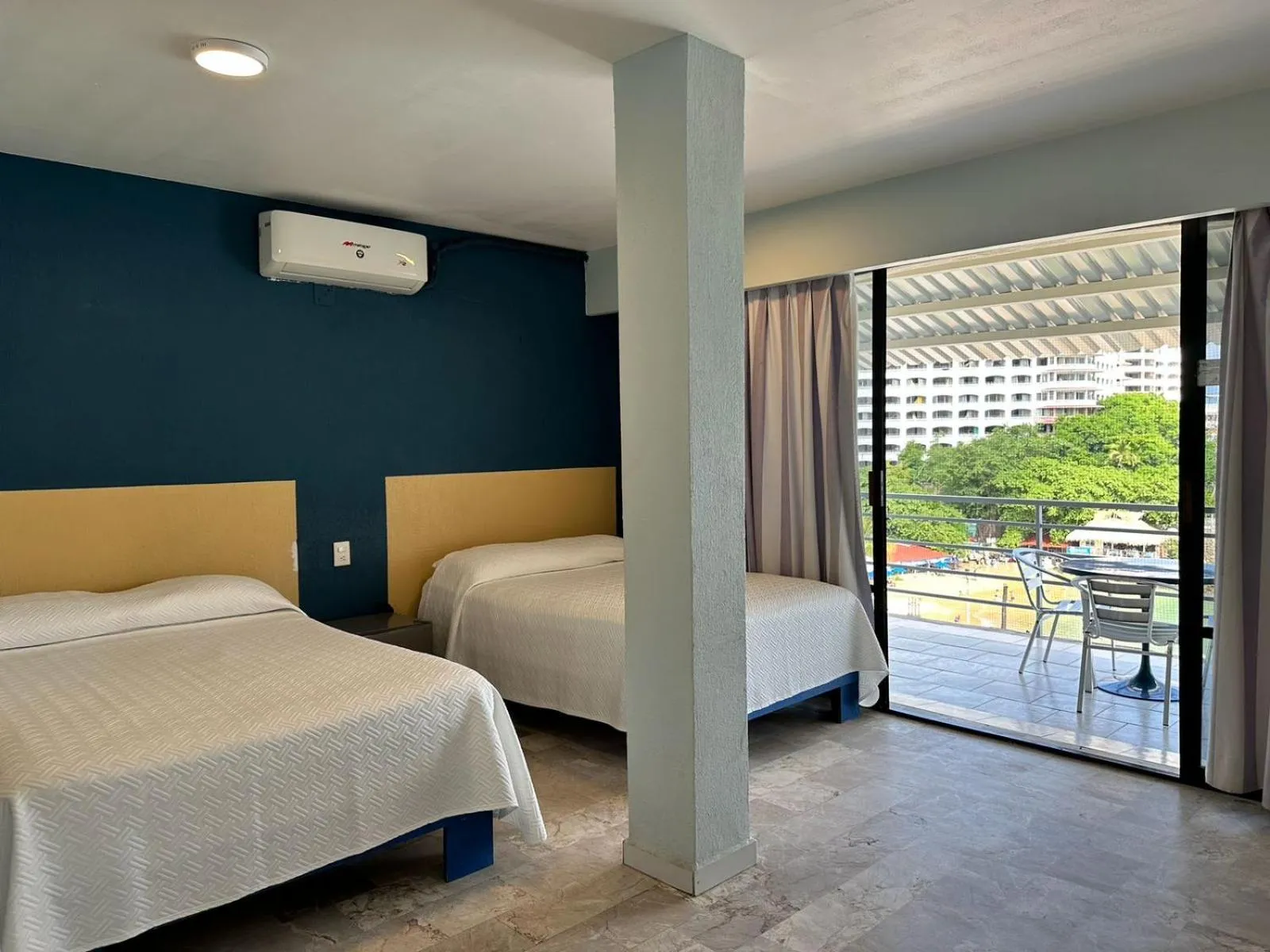 Superior Twin Room with Sea View in Acamar Beach Resort