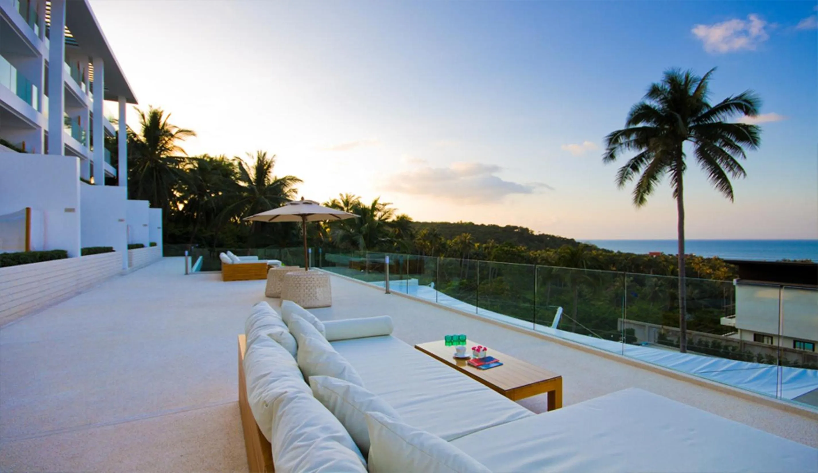 One Bedroom Terrace with Sea View in Code Samui Hotel