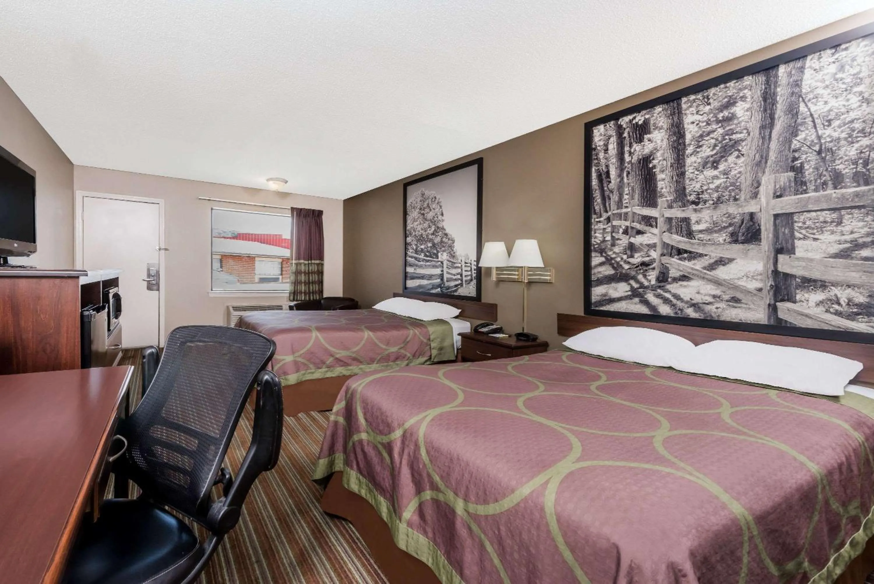 Double Room with Two Double Beds - Mobility Access/Non-Smoking in Super 8 by Wyndham Chattanooga Ooltewah