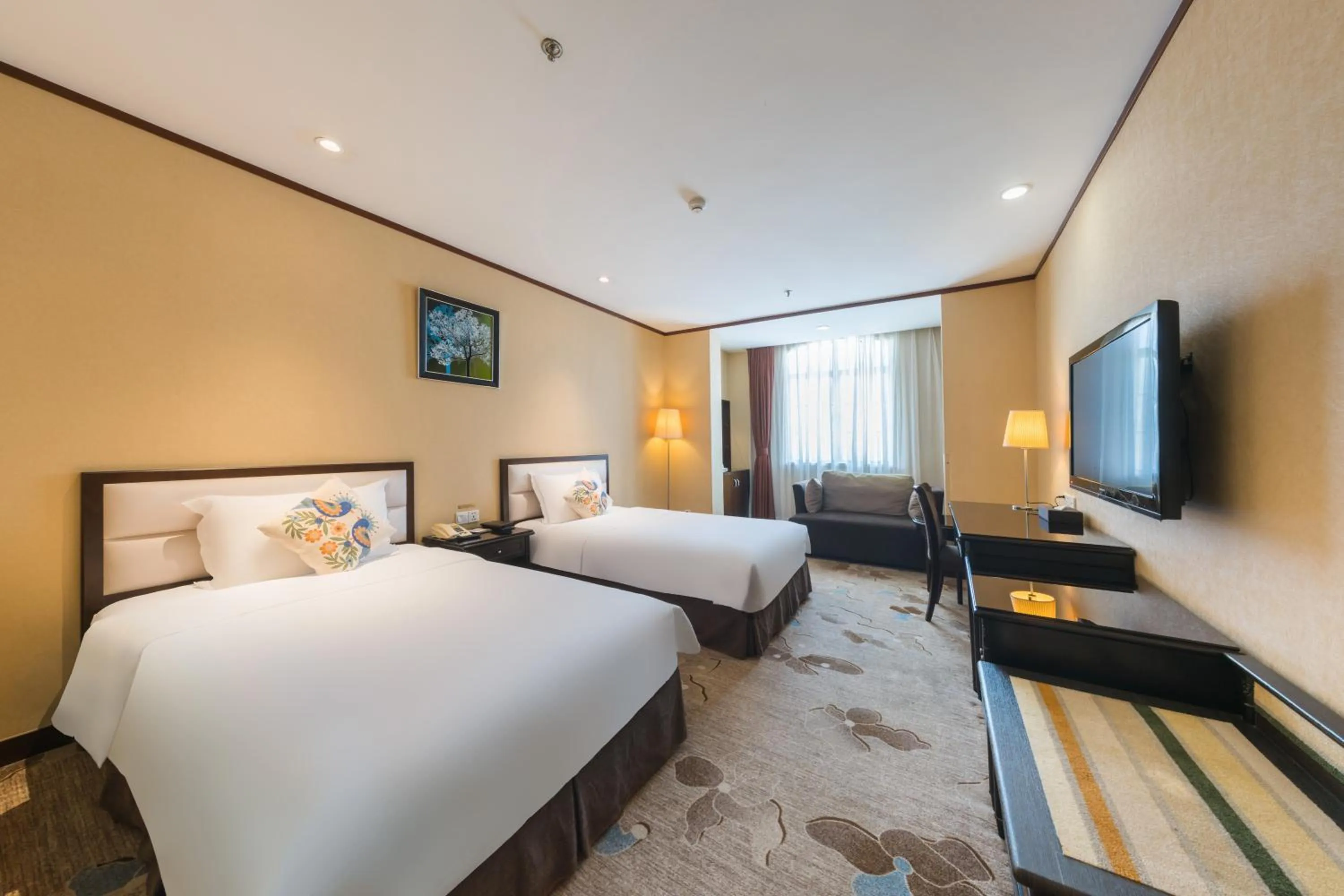 Deluxe Twin Room in Shenzhen Shekou Honlux Apartment (Sea World)