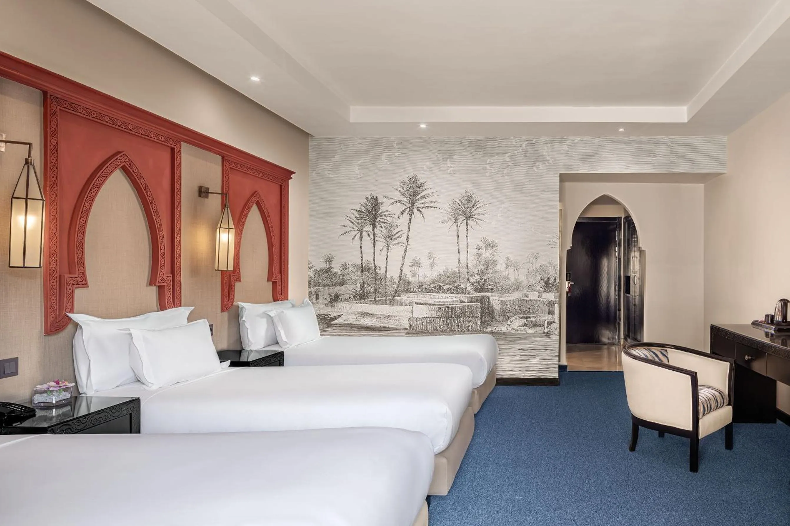 Triple Room with Pool View in Grand Plaza Marrakech