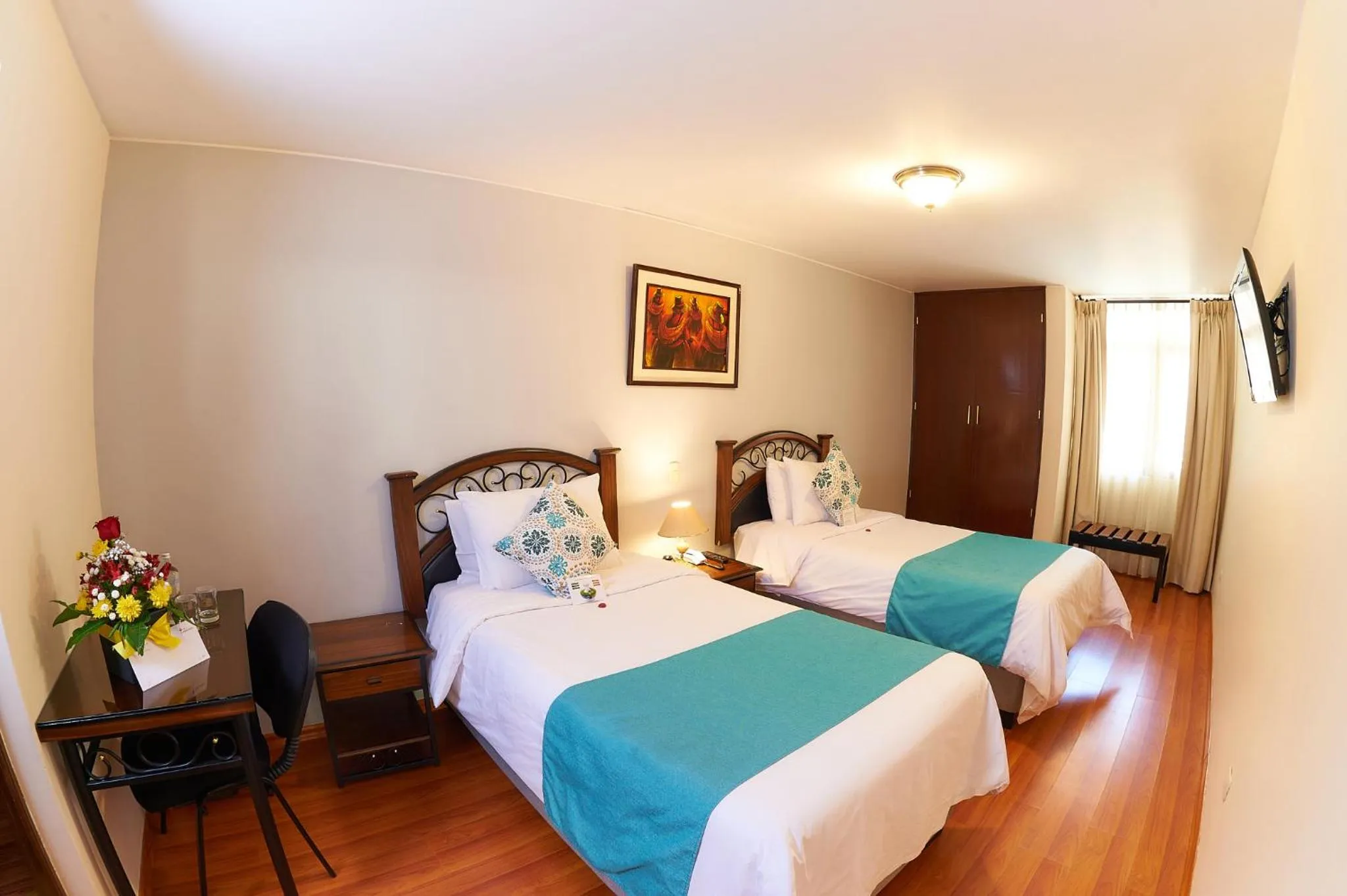 Twin Room in Hotel Los Tambos Colonial