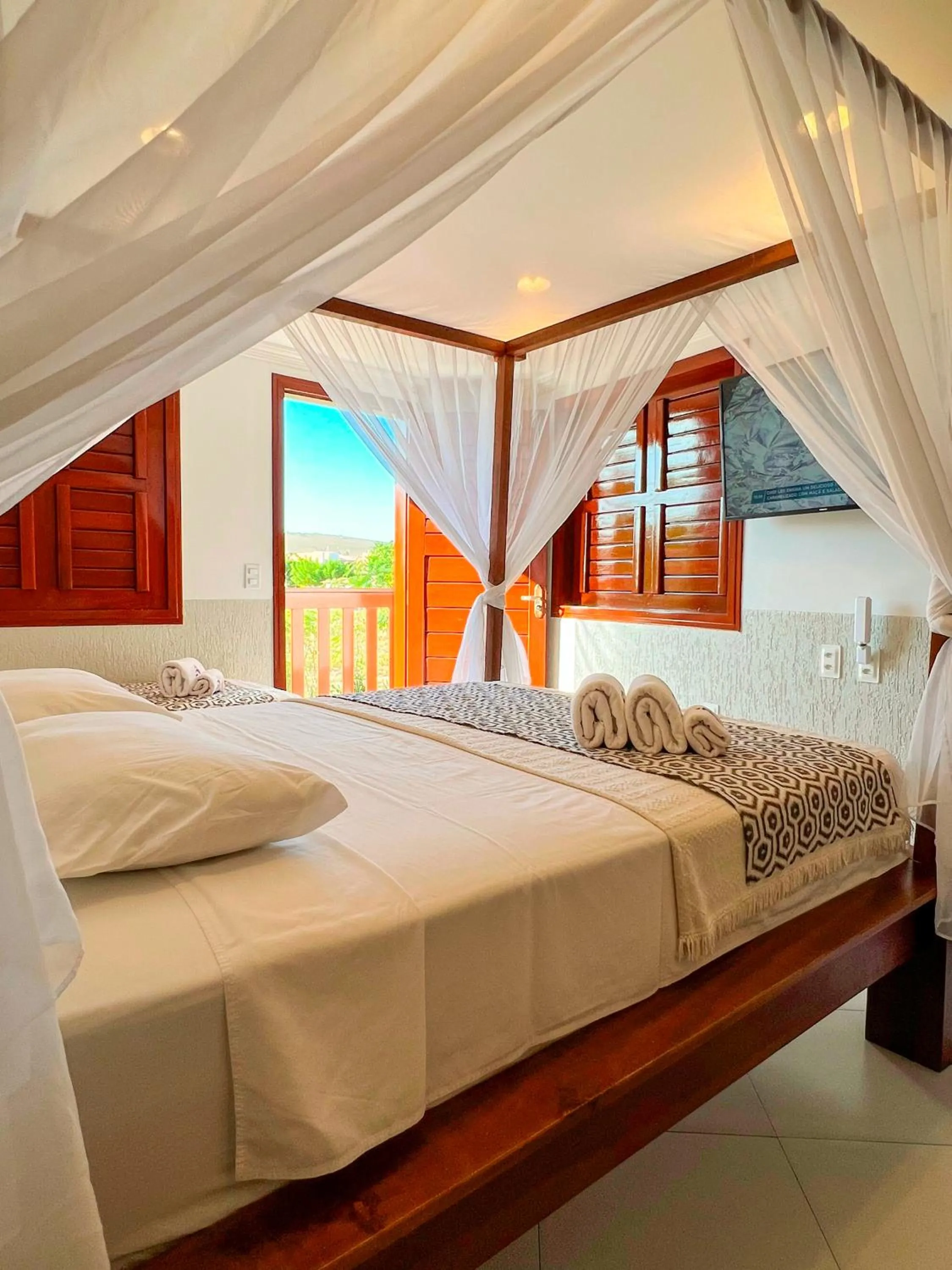 Quadruple Room with Balcony in Mini Hotel Dunas