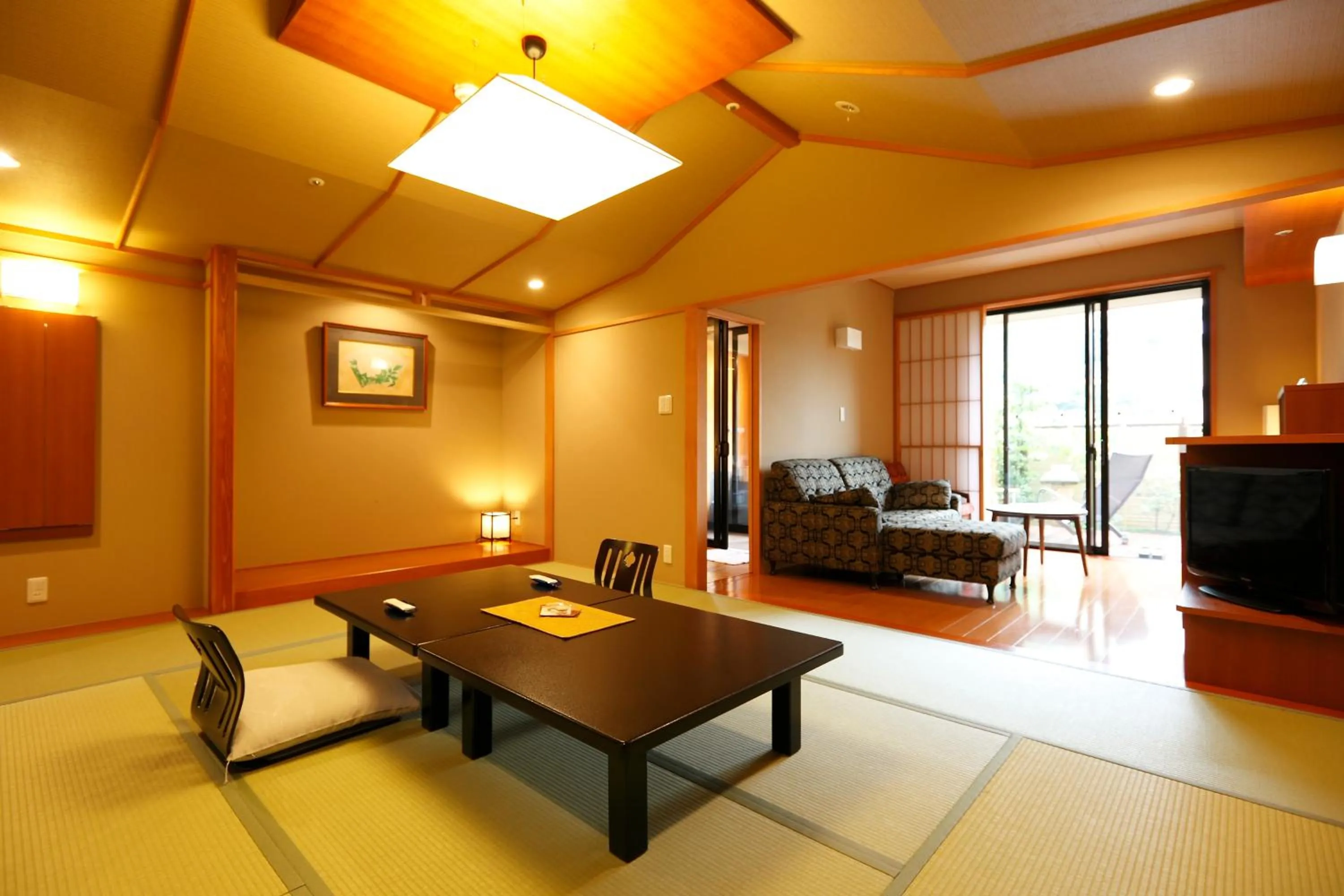 Japanese style room with open-air bath - Non-smoking in Hotel Nanpuso