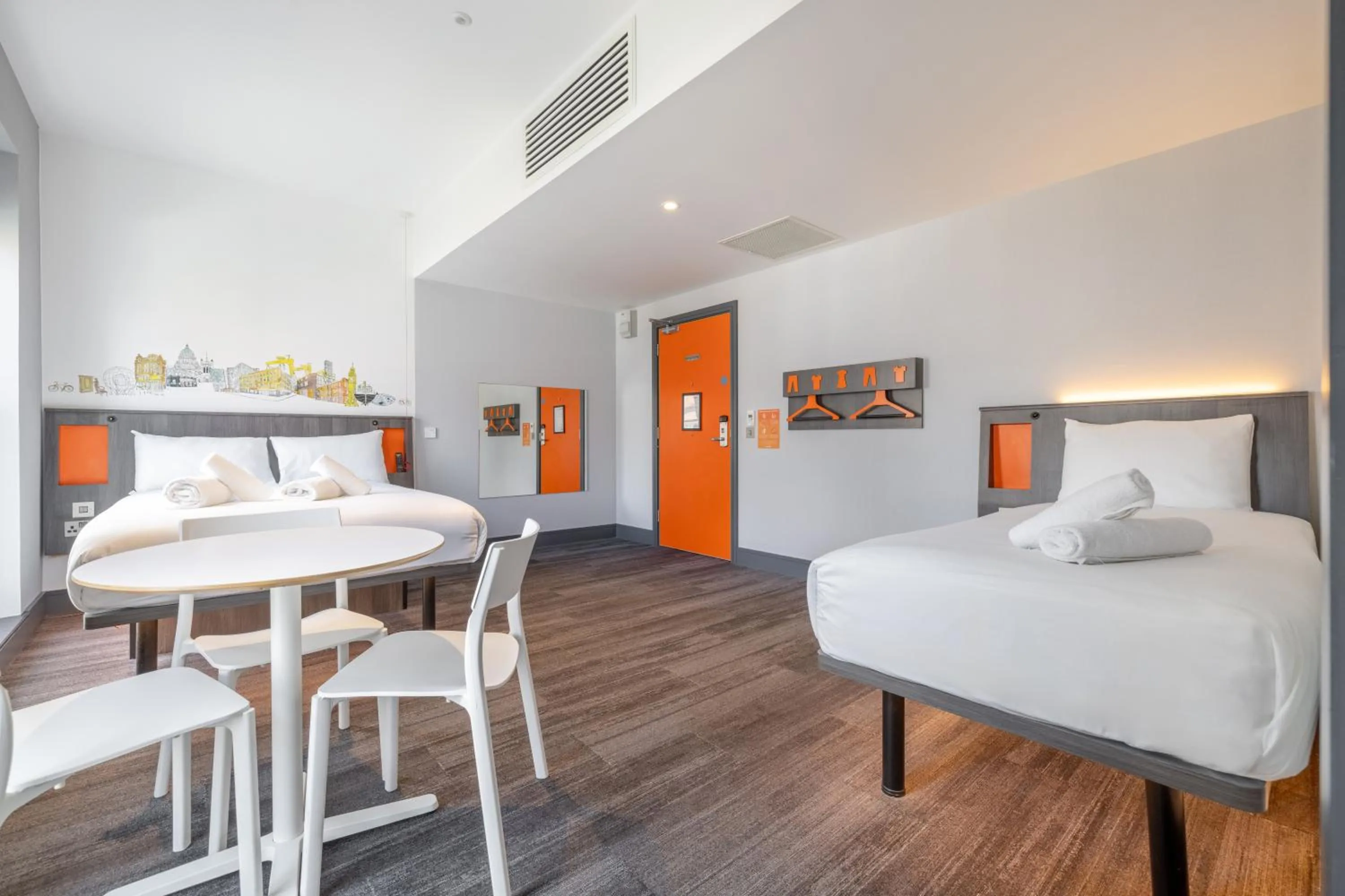 Accessible Triple Room in easyHotel Belfast
