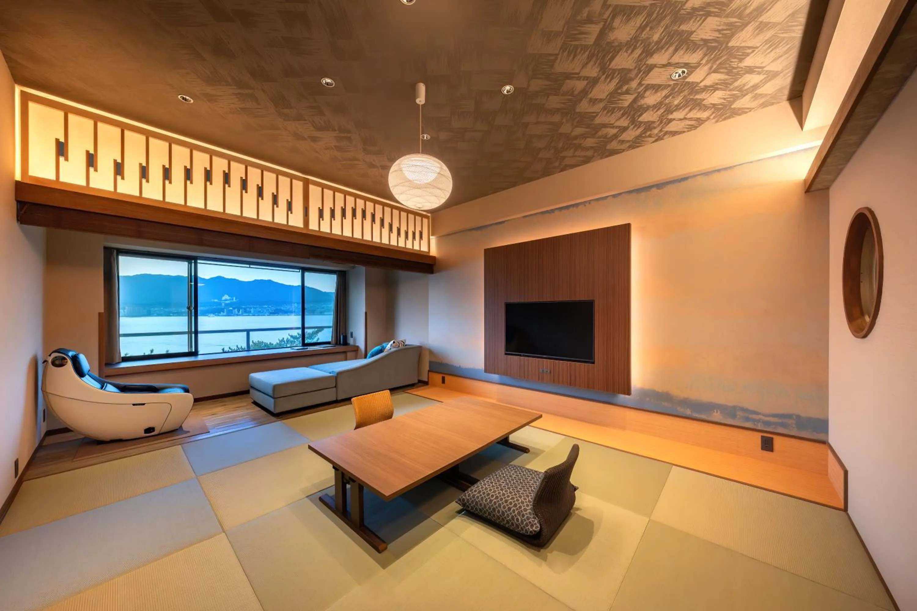 Premium Quadruple Room with Sea View in Kinsuikan