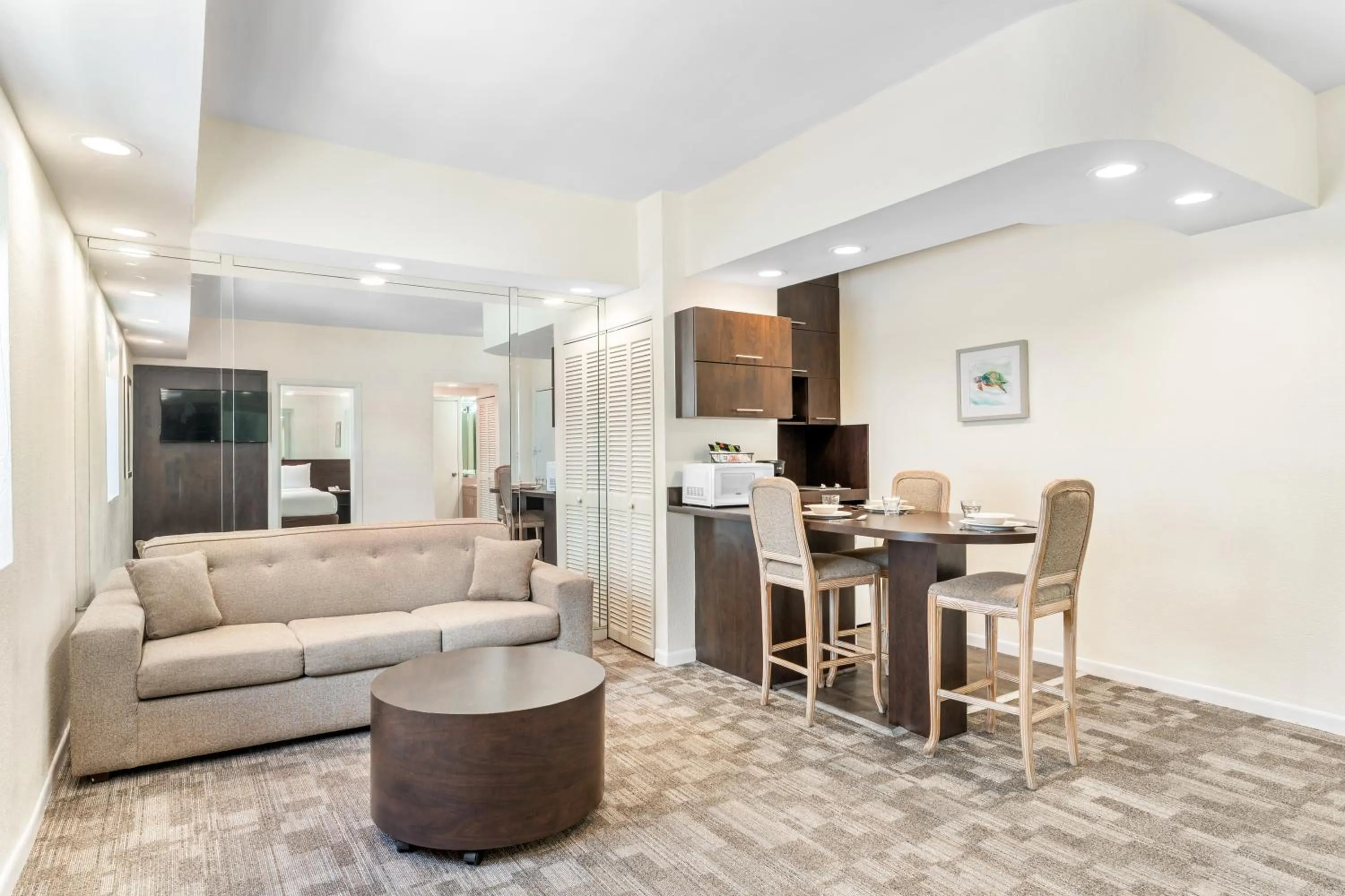 Queen Suite in Crystal Beach Suites Miami Oceanfront Hotel