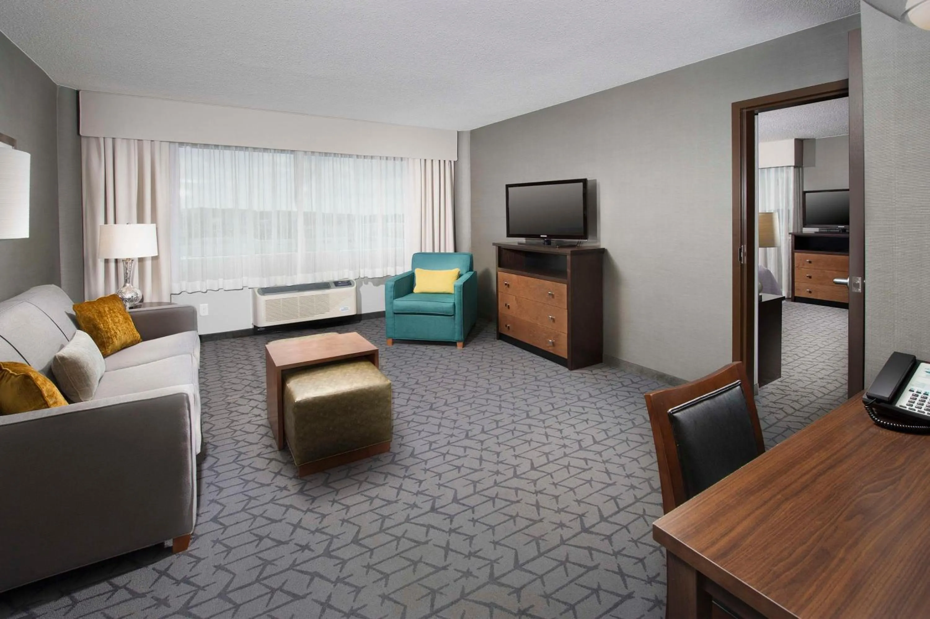 One-Bedroom King Suite - Non-Smoking in Homewood Suites by Hilton Gaithersburg/Washington, DC North