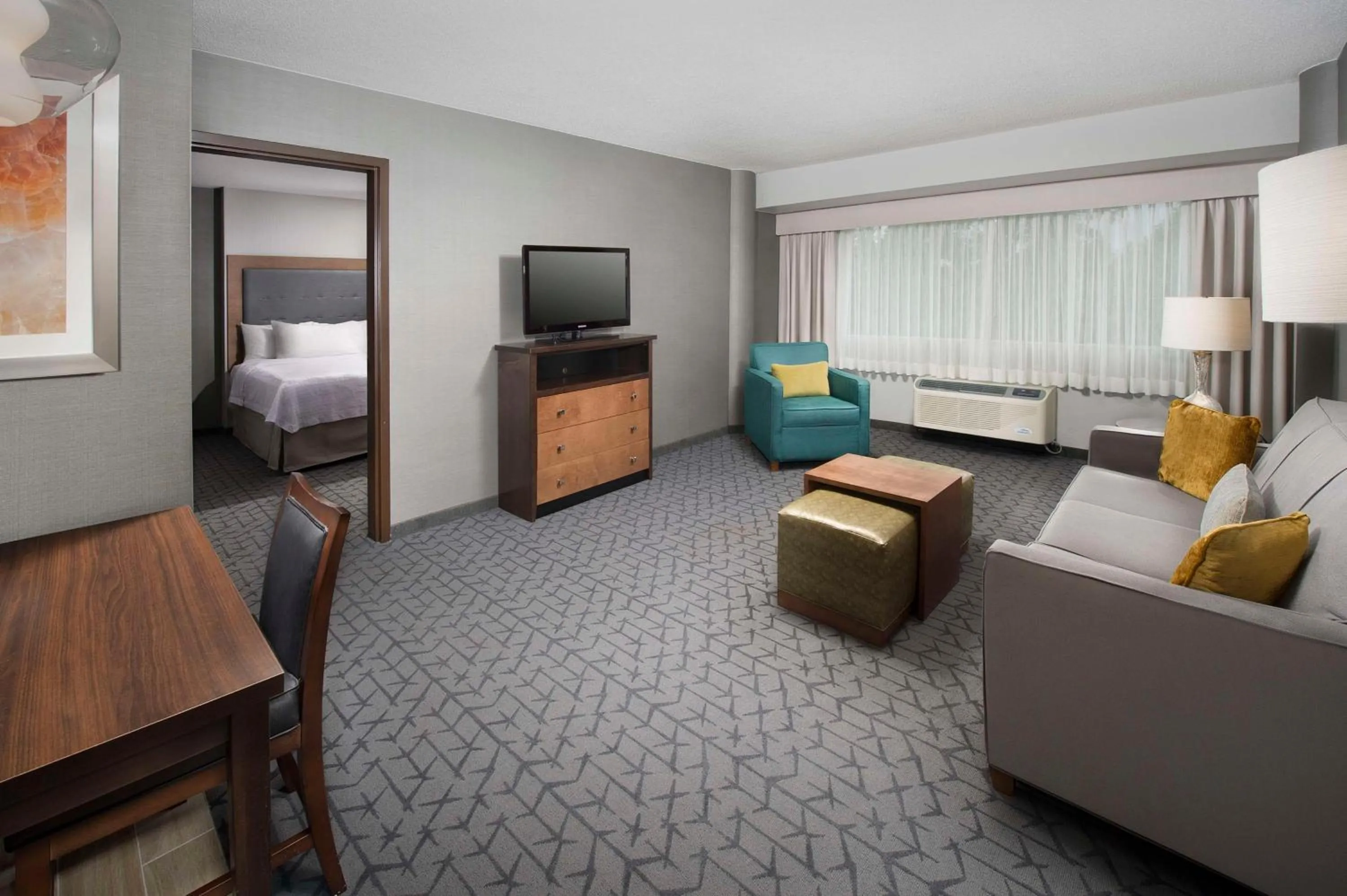 One-Bedroom Queen Suite with Two Queen Beds - Non-Smoking in Homewood Suites by Hilton Gaithersburg/Washington, DC North