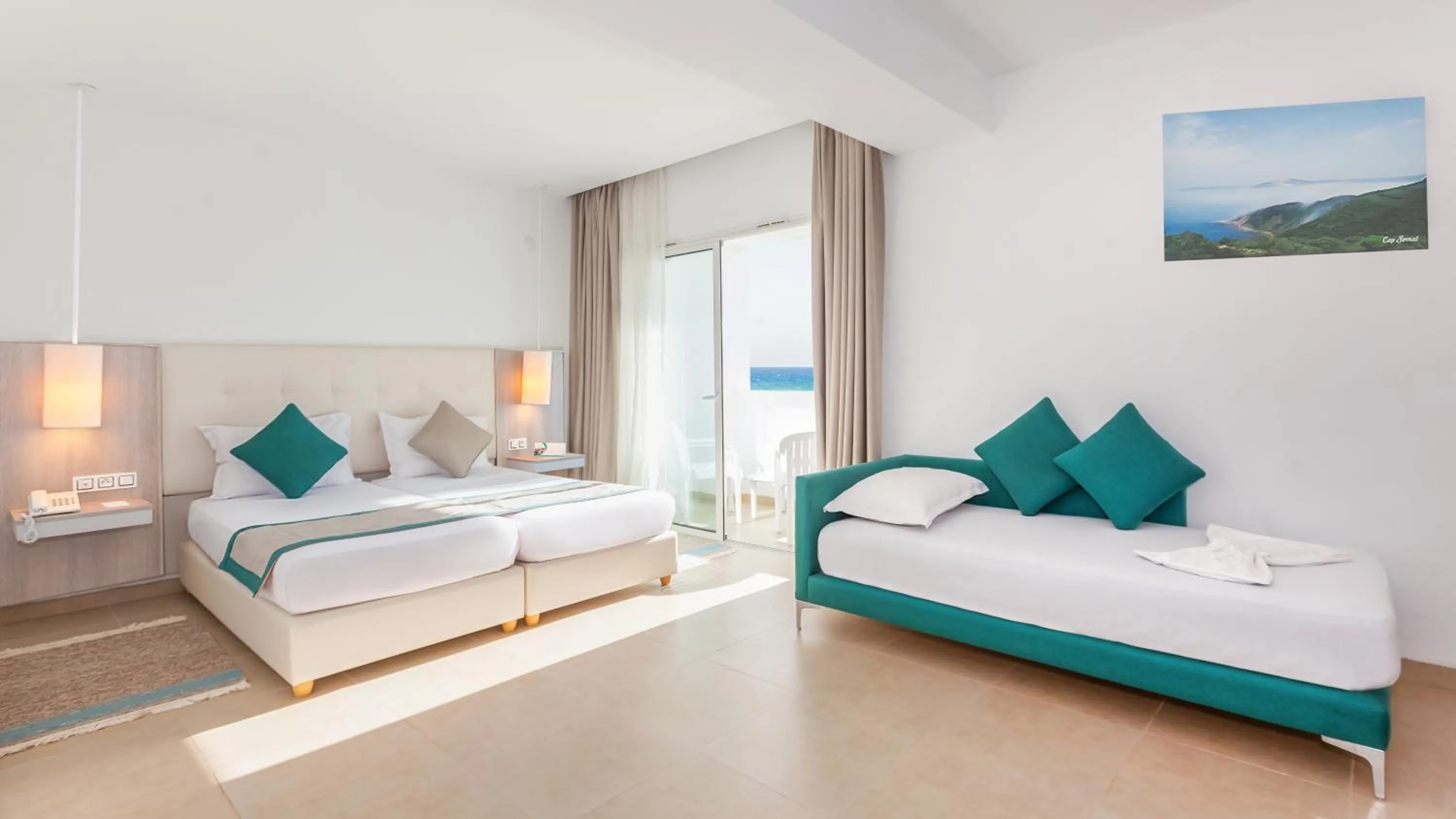 Triple Room with Sea View in Hotel Nour Congress & Resort