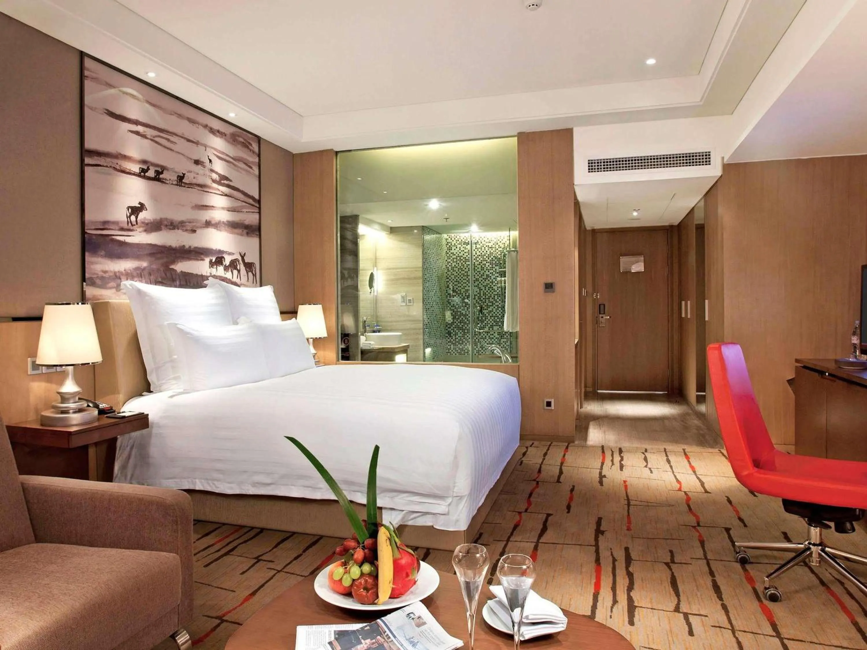 Deluxe King Room with Park View in Pullman Xiamen Powerlong