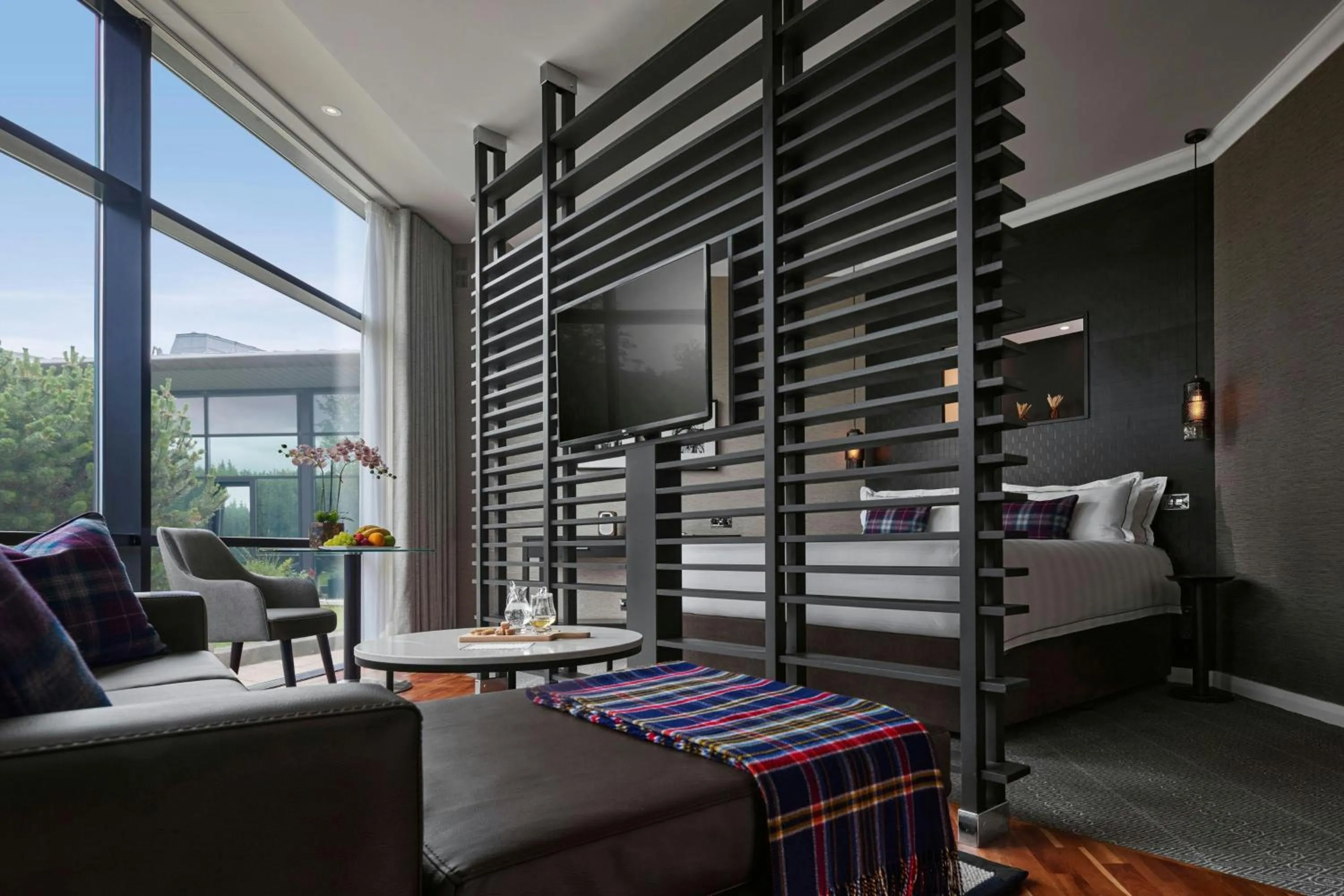 Calton Hill Suite, Garden View, 1 King in The Glasshouse, Autograph Collection