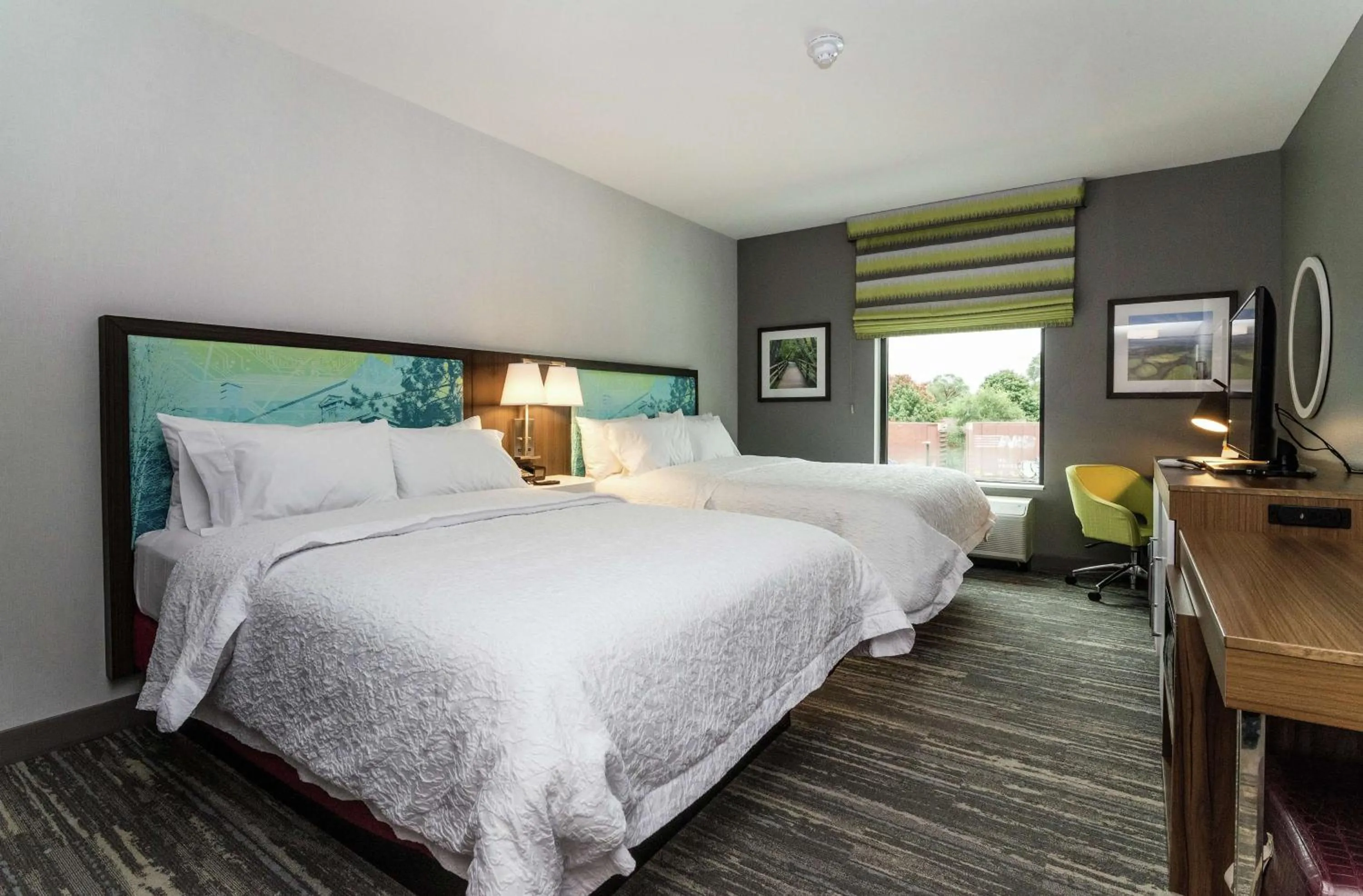 Queen Room with Two Queen Beds in Hampton Inn & Suites - Allen Park