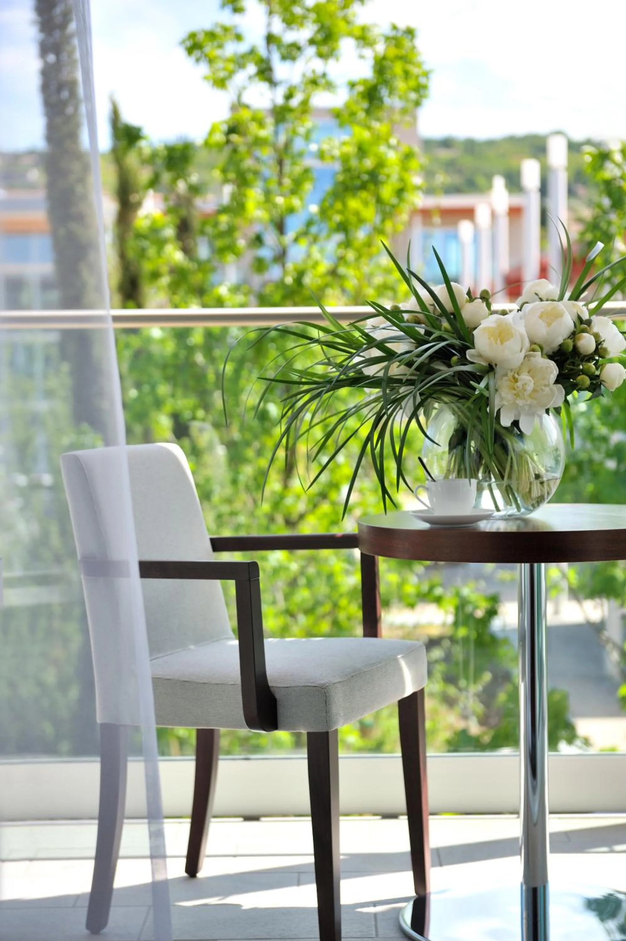 Double or Twin Room with Pool View in Aqualux Hotel Spa Suite & Terme