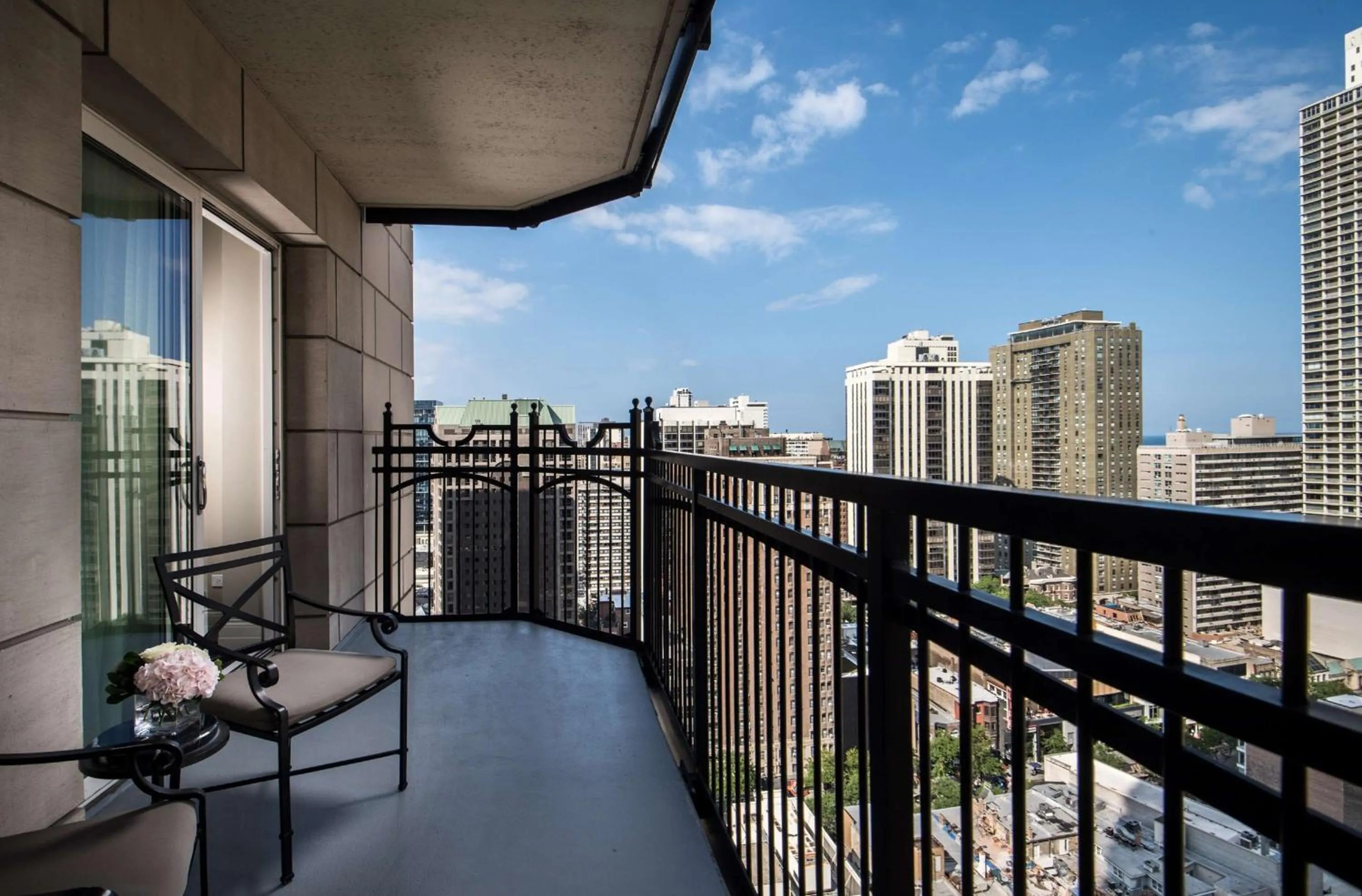 One-Bedroom Suite with Fireplace and Terrace in Waldorf Astoria Chicago