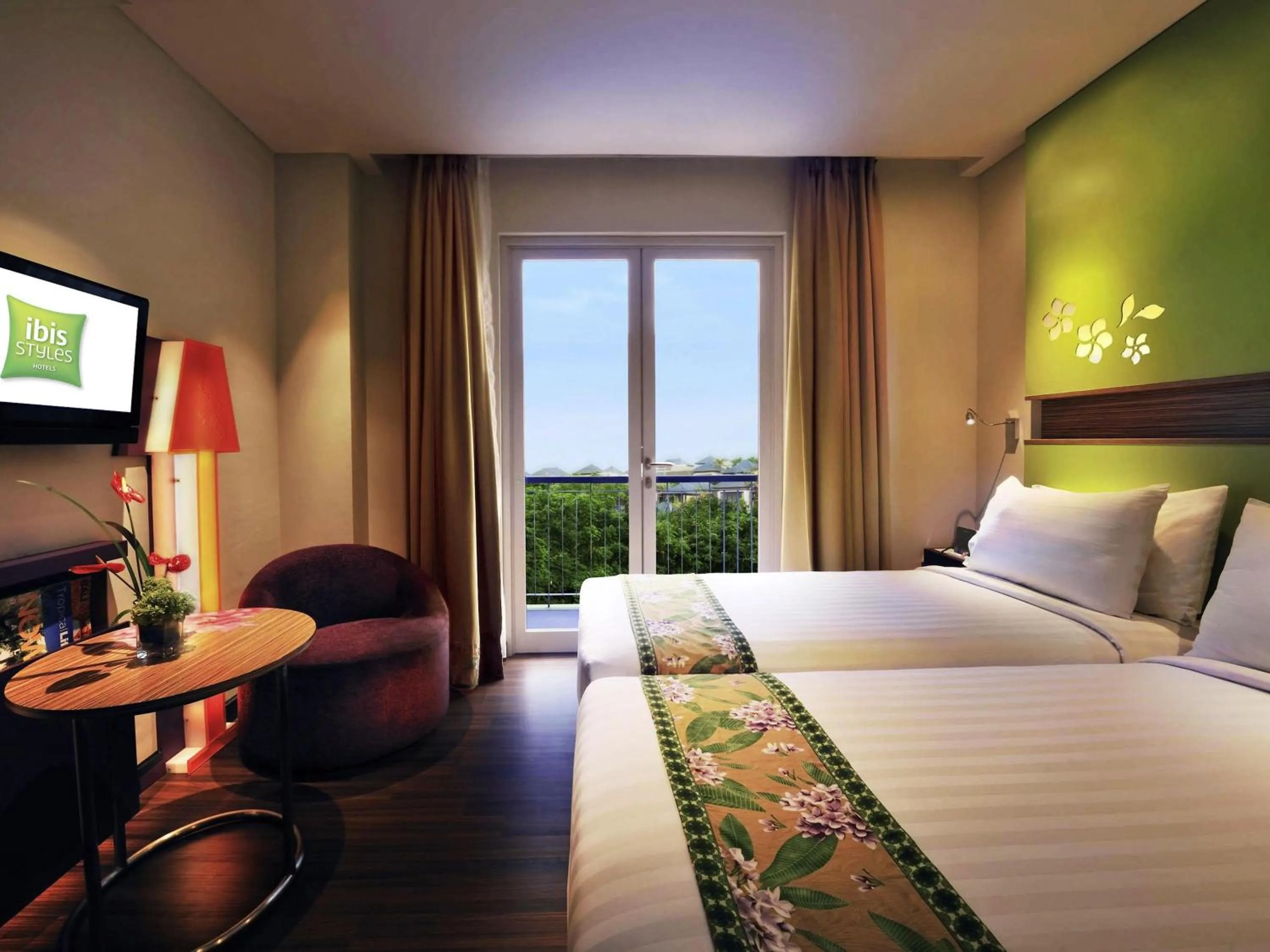 Superior Twin Room in Ibis Styles Bali Denpasar