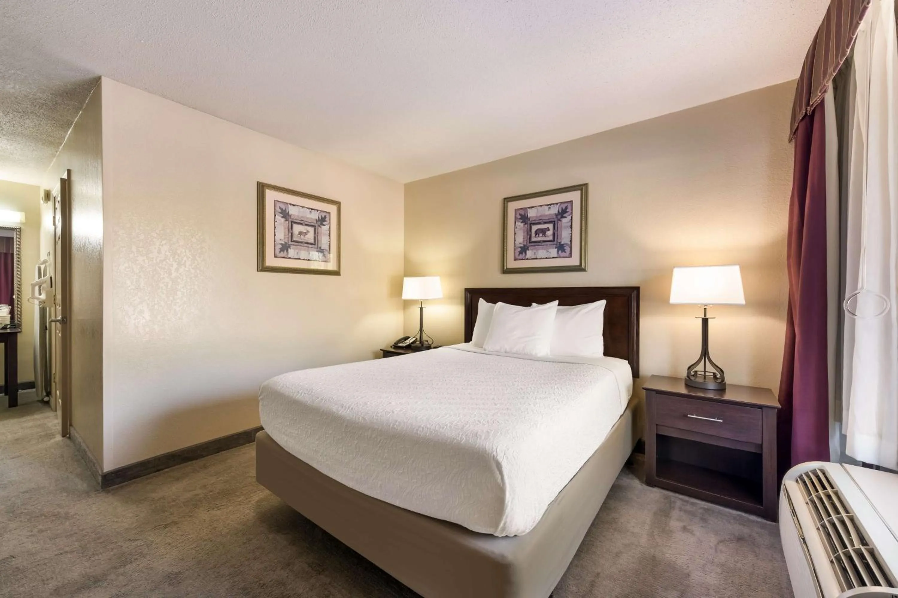 Queen Room with Roll-In Shower - Mobility Accessible/Non-Smoking in The Lodge at Banner Elk