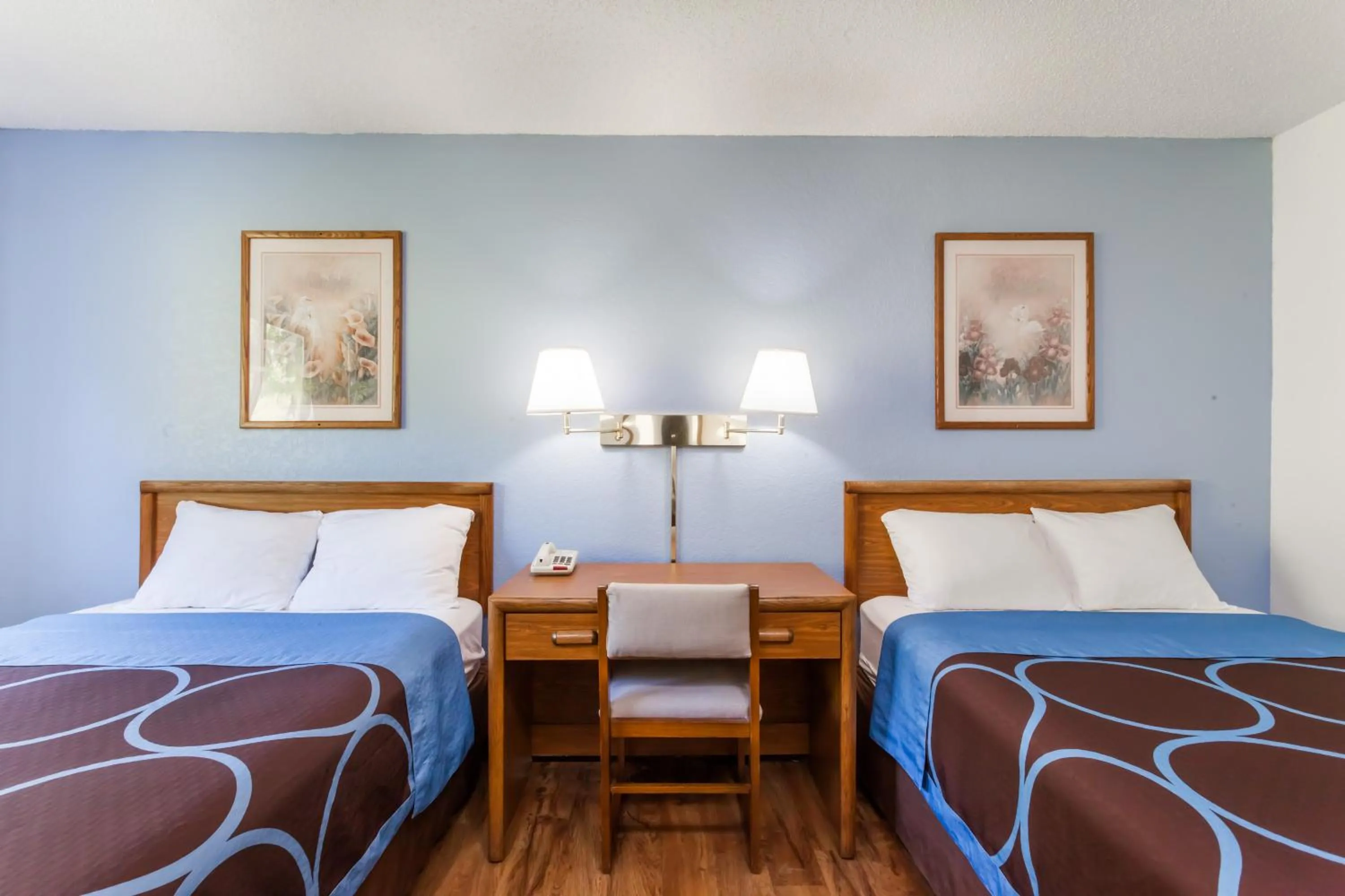 Deluxe Double Room with Two Double Beds - Non-Smoking in Super 8 by Wyndham Norwich