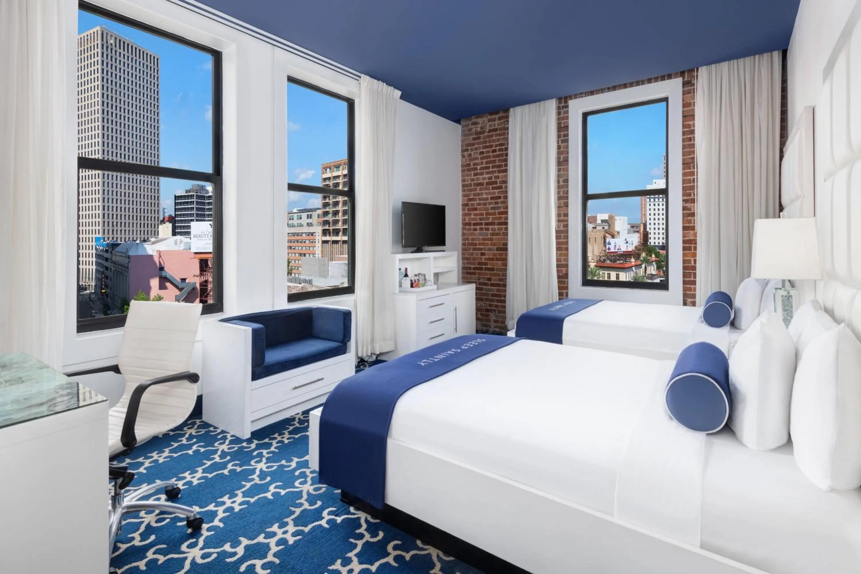 Queen Room with Two Queen Beds in The Saint Hotel, New Orleans, French Quarter, Autograph Collection