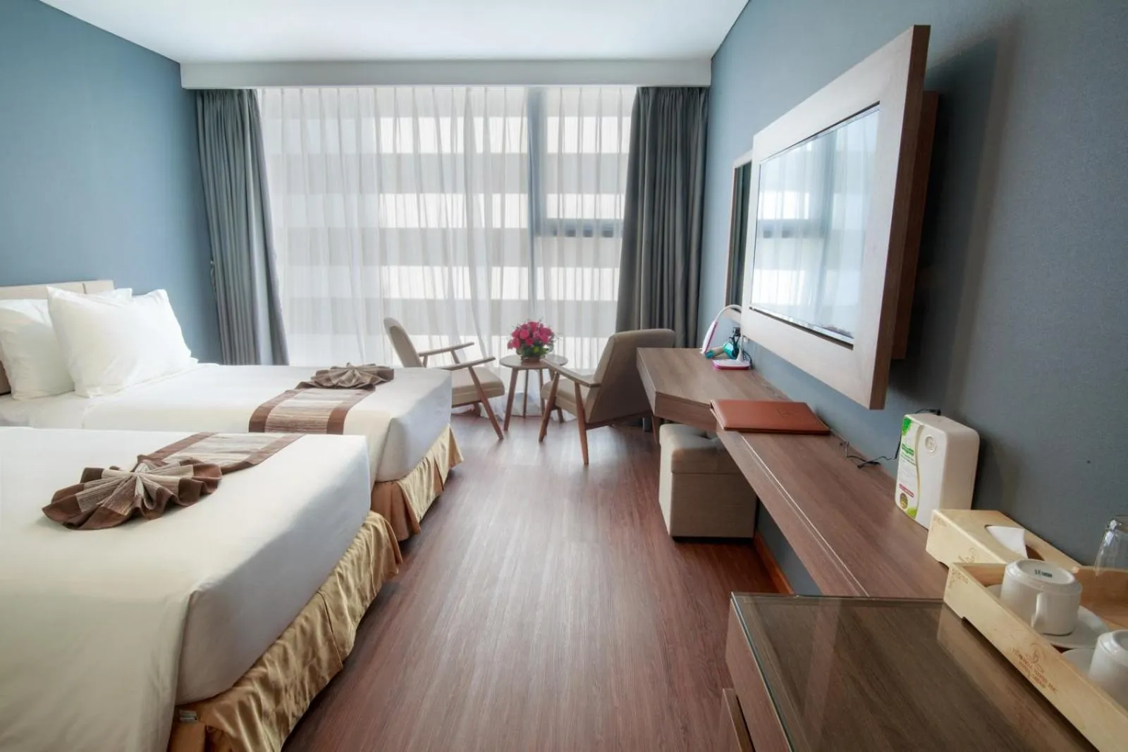 Deluxe Double or Twin Room with Partial Sea View in Libra Hotel Nha Trang