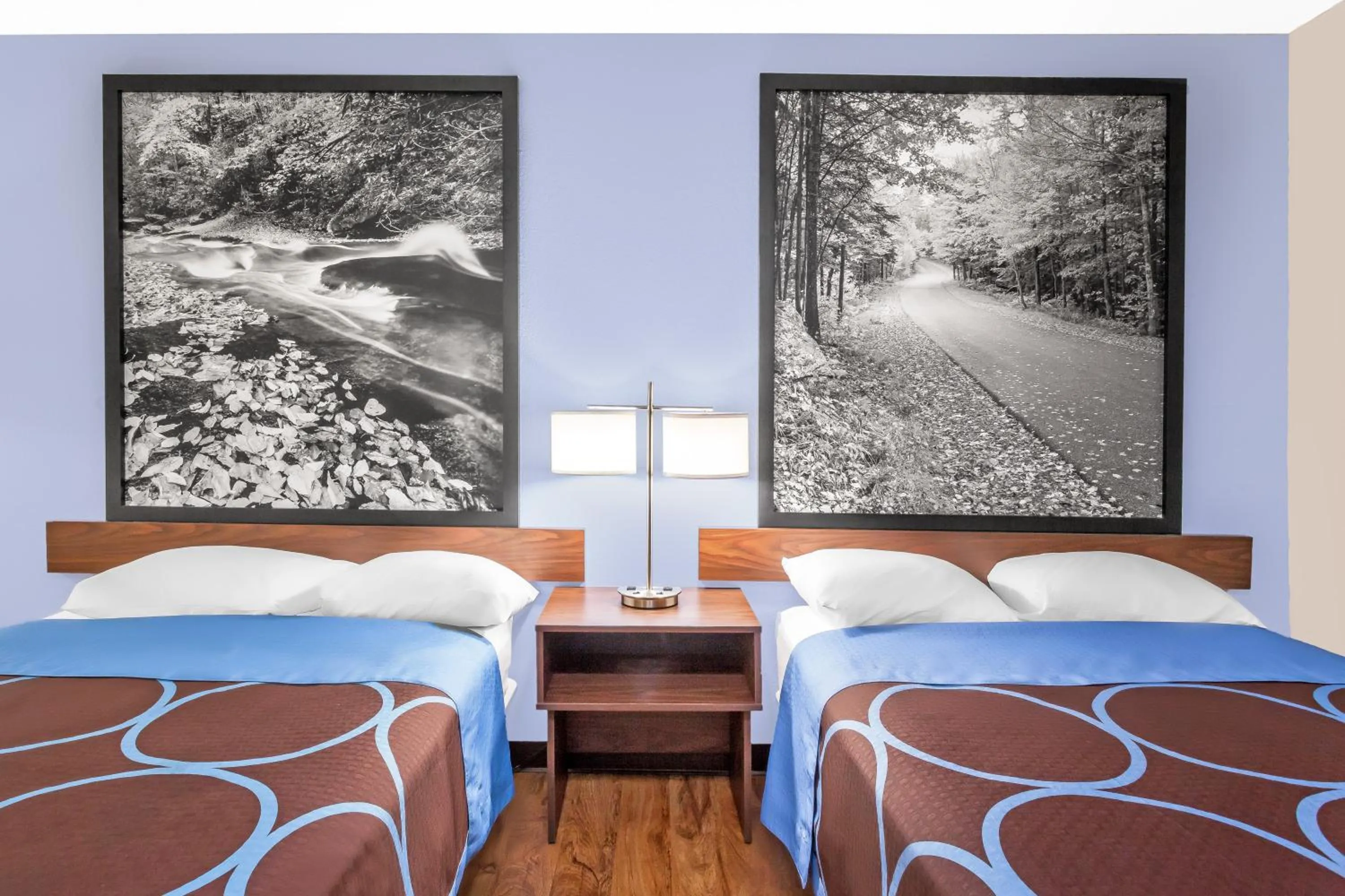 Deluxe Double Room with Two Double Beds - Non-Smoking in Super 8 by Wyndham Oneonta/Cooperstown