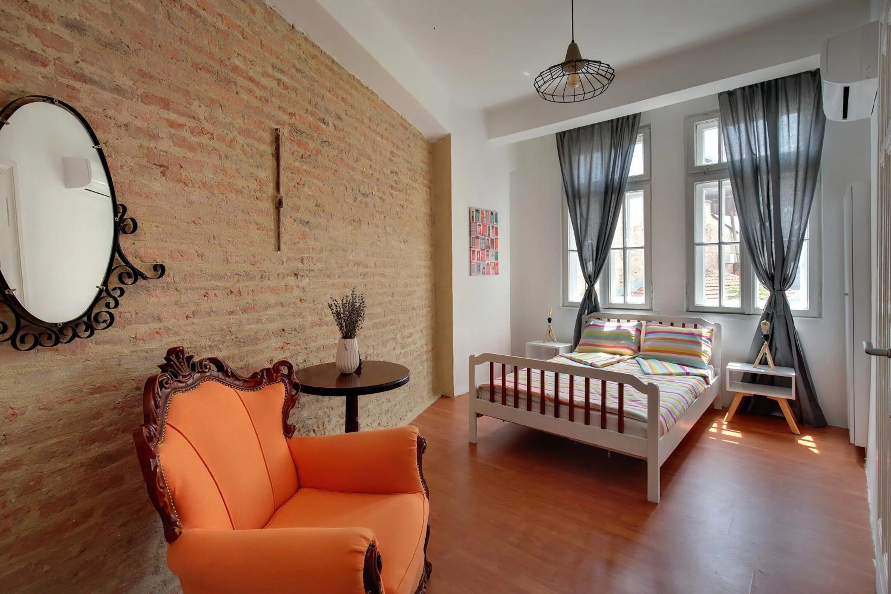 Family Room with Terrace and Shared Bathroom in Hostel Musala