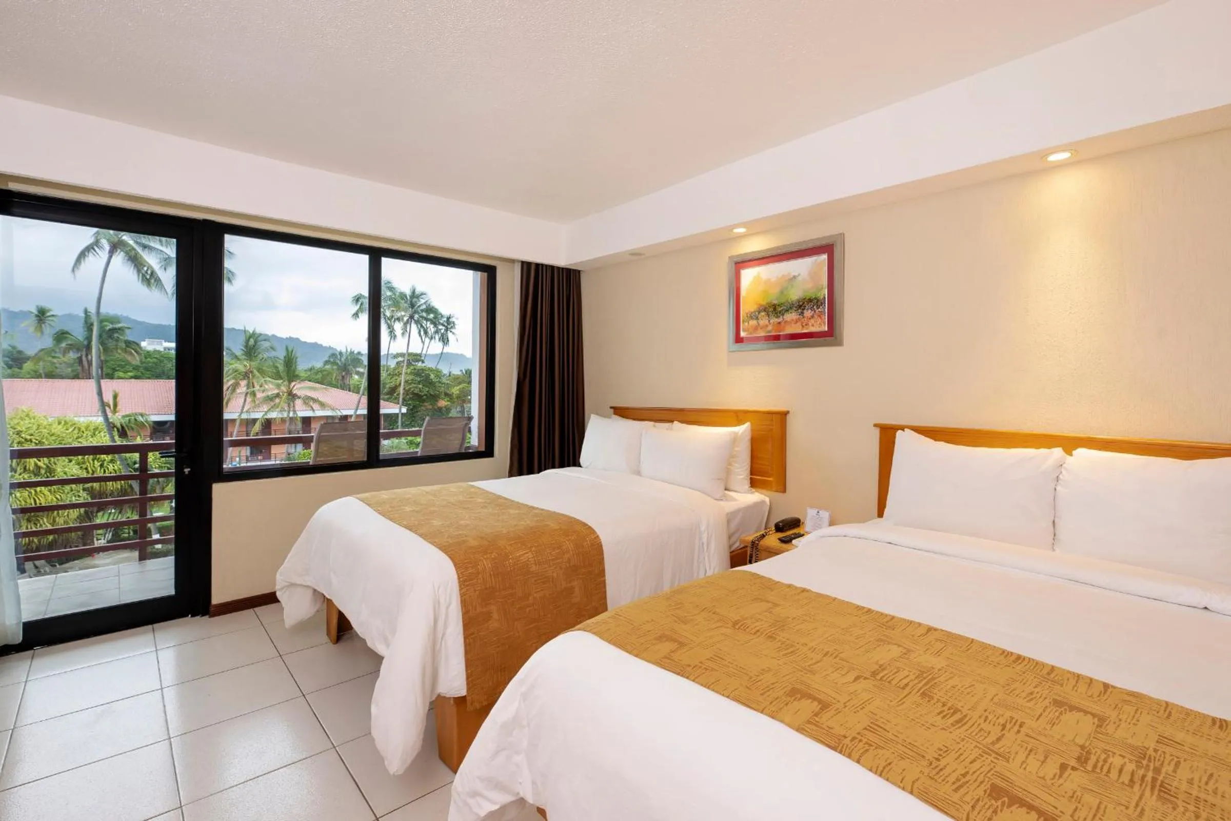 Double Room with Two Double Beds, Balcony and Pool View - Non-Smoking in Best Western Jaco Beach All Inclusive Resort