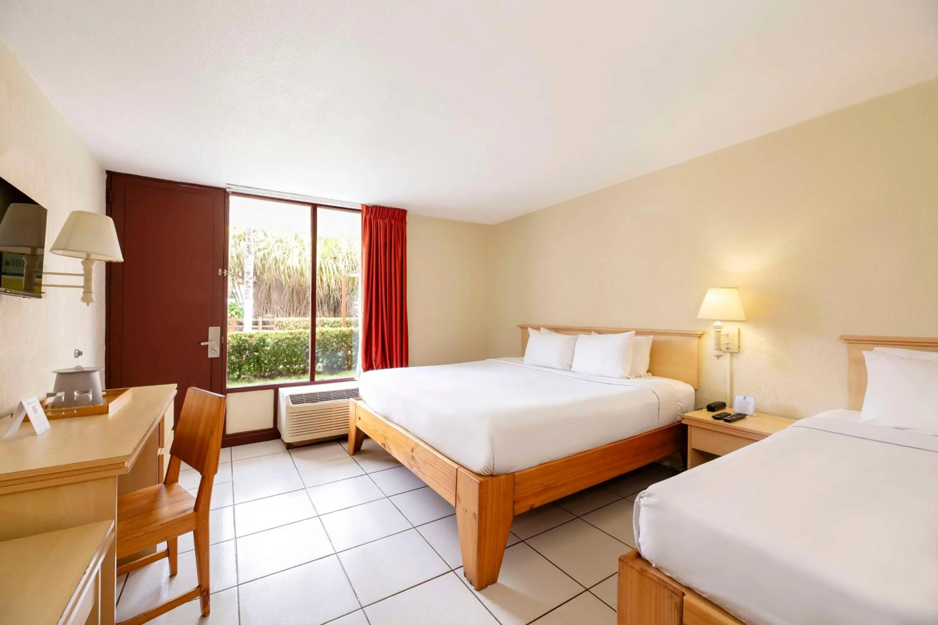 Room with One Double and One Single Bed and Garden View - Non-Smoking in Best Western Jaco Beach All Inclusive Resort