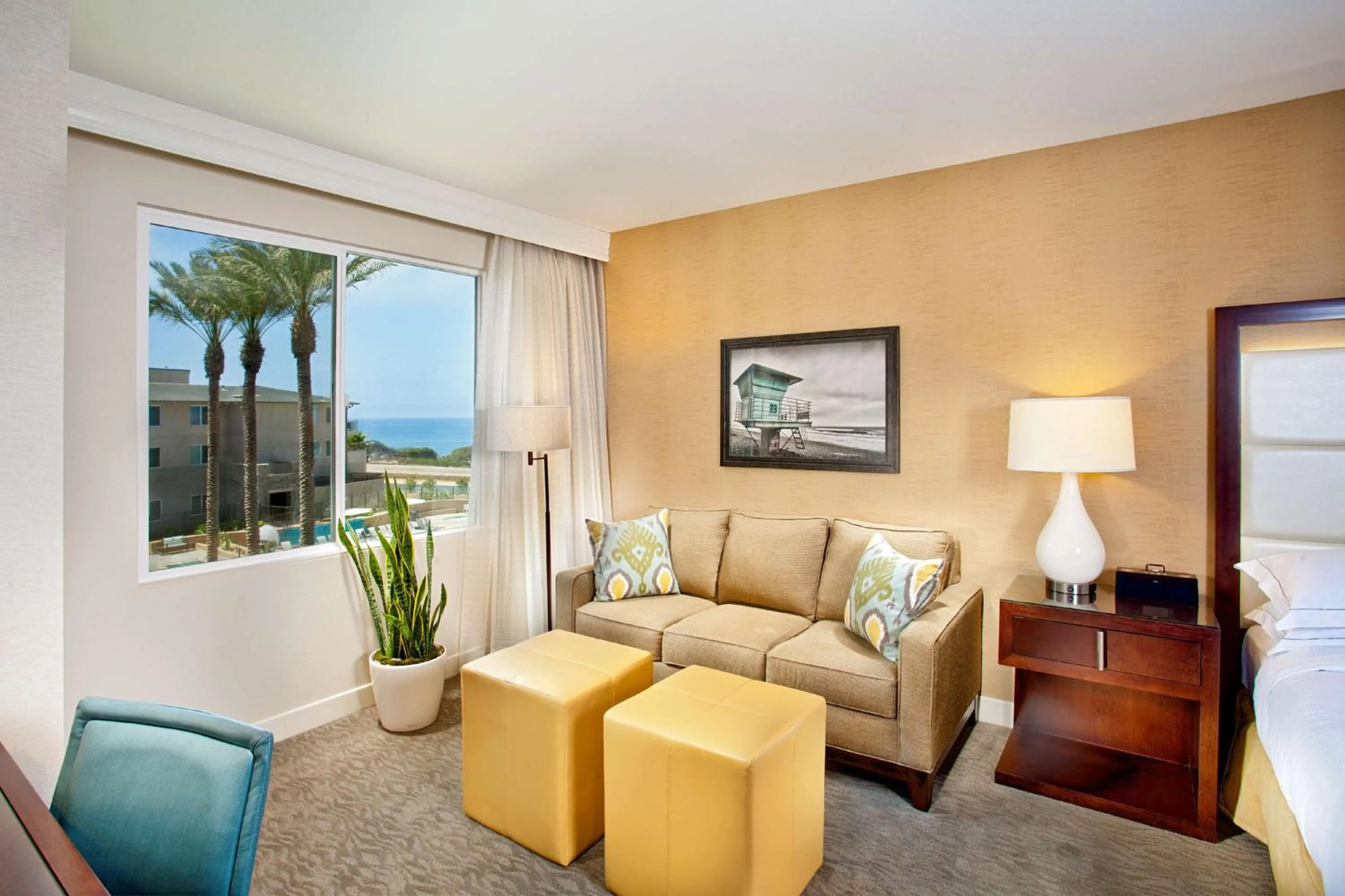 King Room with Sofa Bed and Ocean View - First Floor  in Cape Rey Carlsbad Beach, A Hilton Resort & Spa