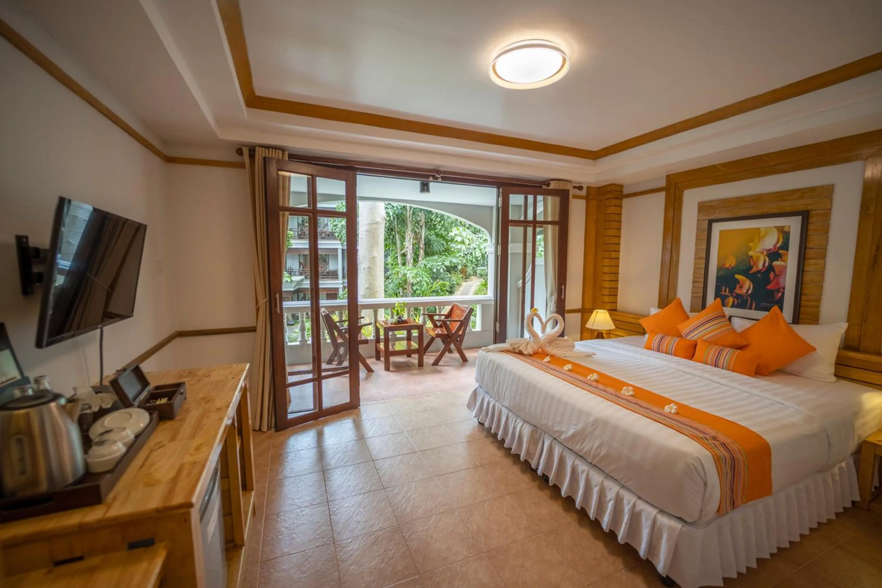 Deluxe Double Room with Garden View in Ban's Diving Resort
