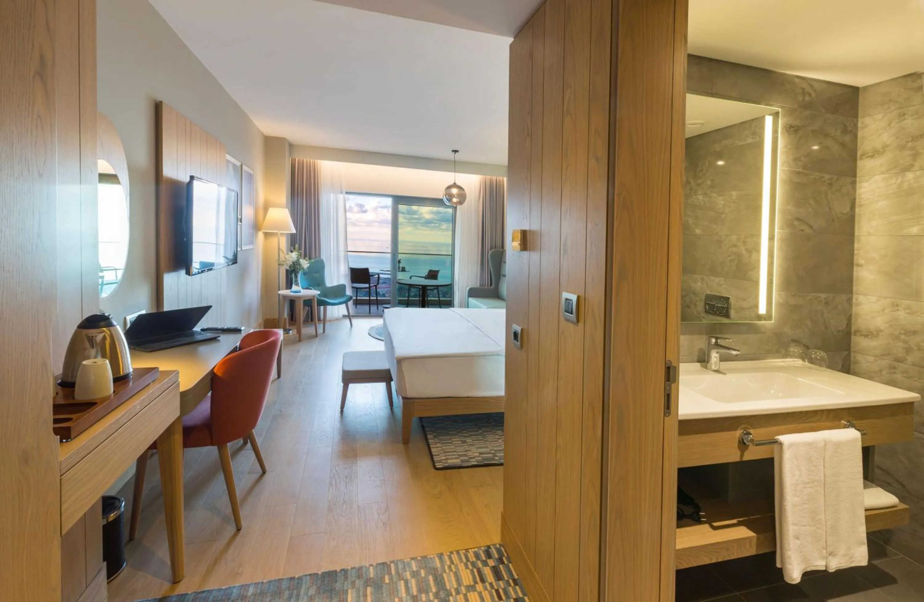 Double or Twin Room with Mountain View and Balcony in Radisson Blu Hotel Trabzon