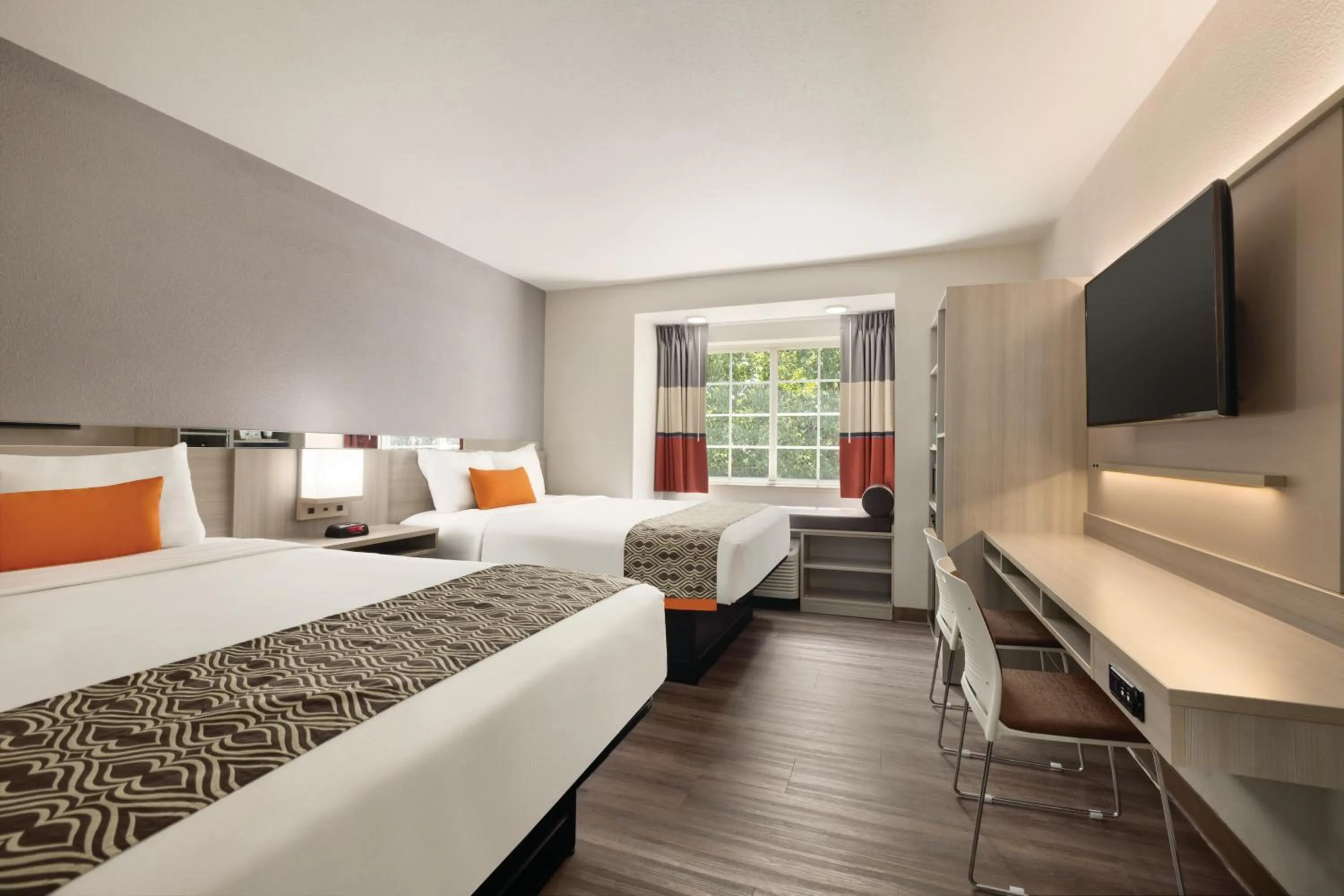 Queen Room with Two Queen Beds - Mobility Access/Non-Smoking in Microtel Inn & Suites by Wyndham Raleigh