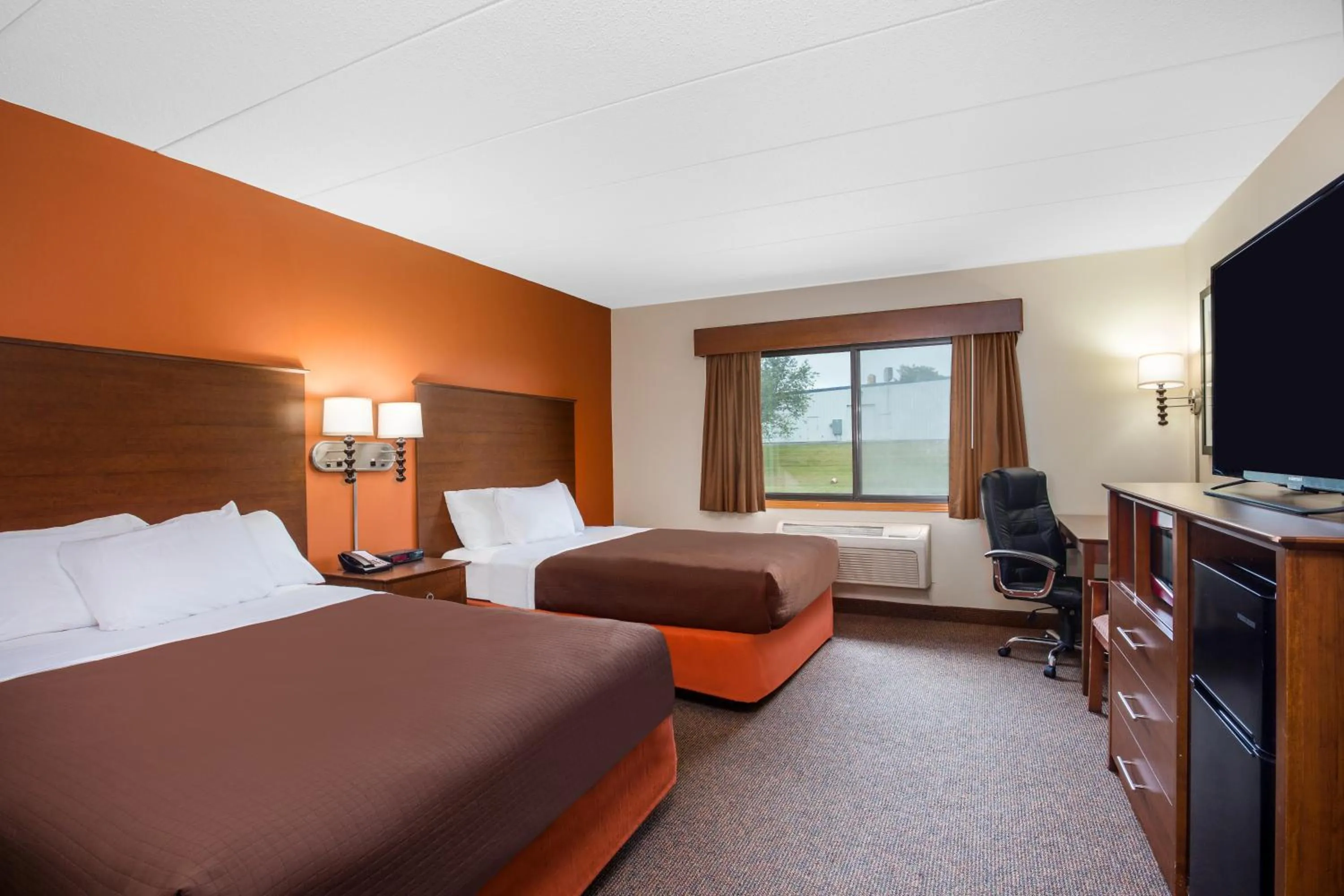 Queen Room with Two Queen Beds - Non-Smoking in AmericInn by Wyndham Tomah