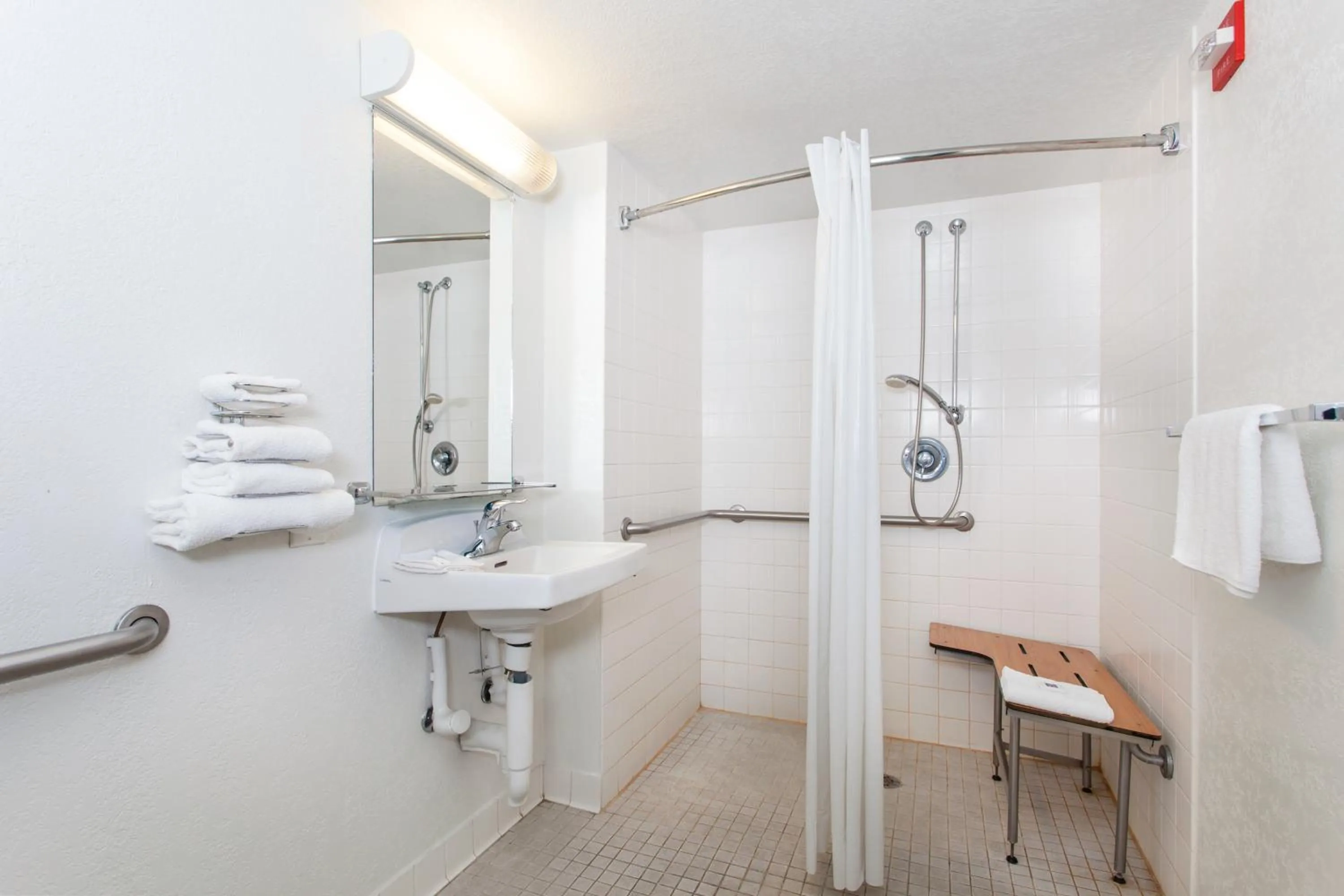 Bathroom in Motel 6-Turlock, CA