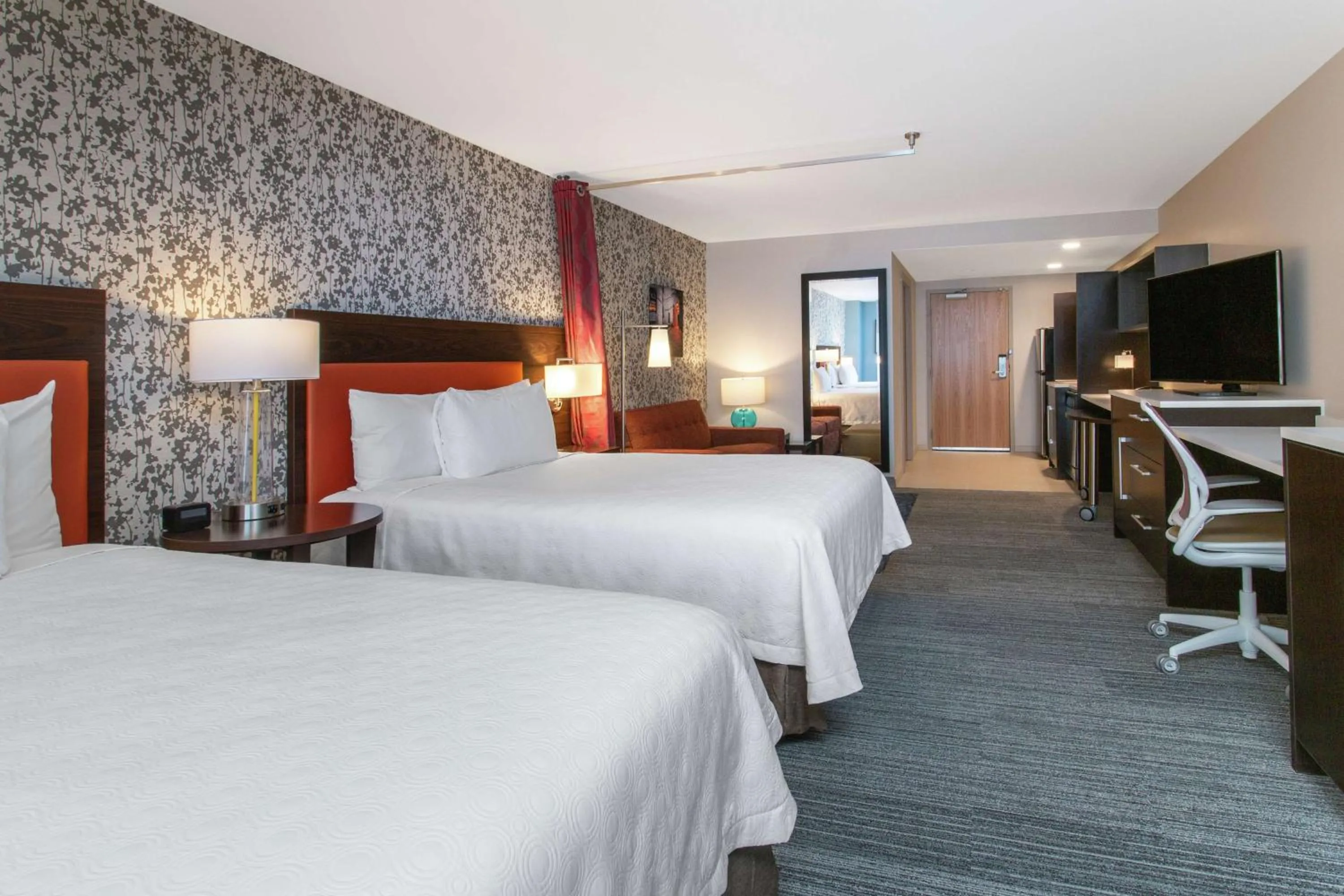 Queen Studio with Two Queen Beds - Non-Smoking in Home2 Suites Smithfield Providence