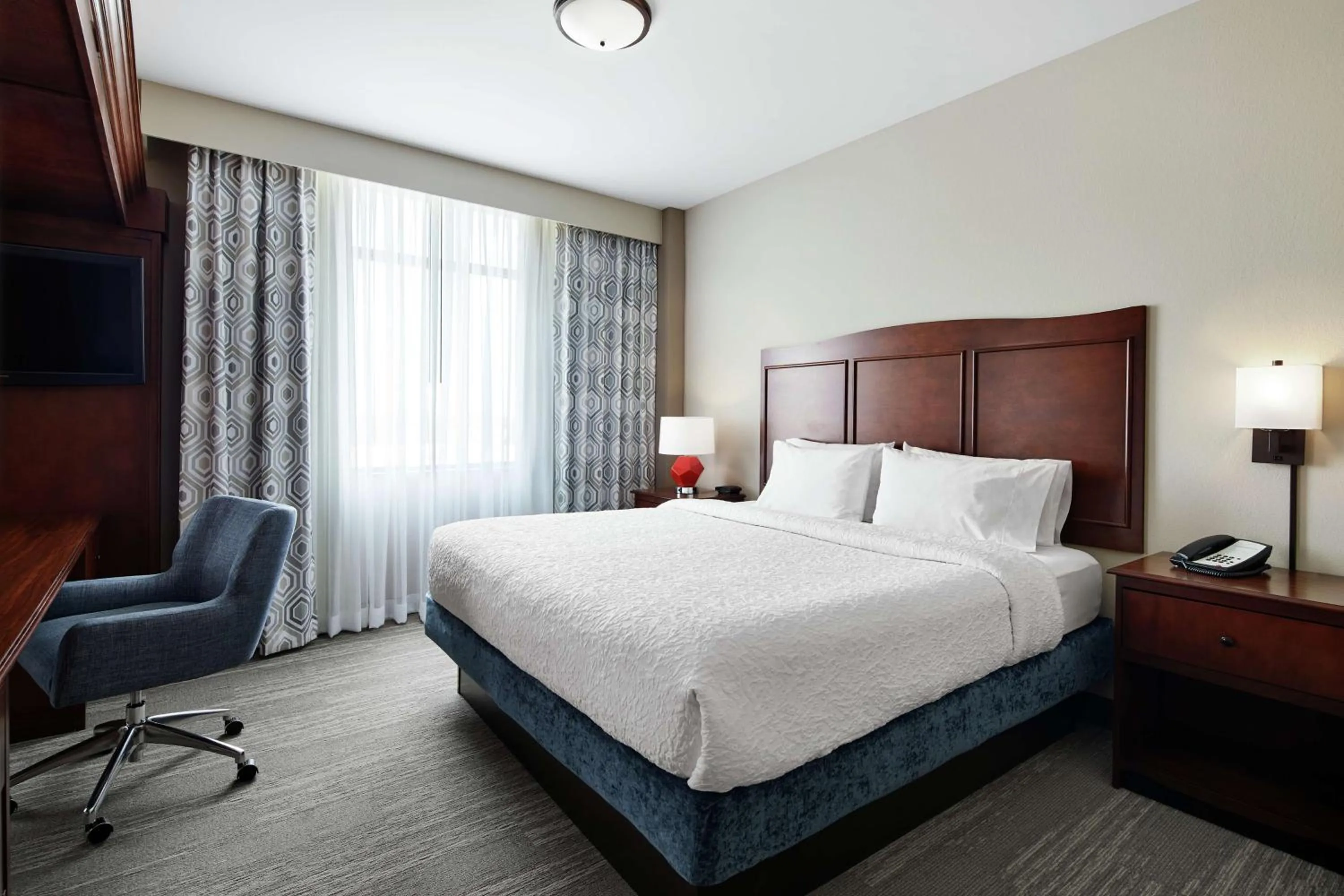 King Room with Accessible Tub - Mobility and Hearing Access/Non-Smoking in Hampton Inn & Suites Mt. Prospect