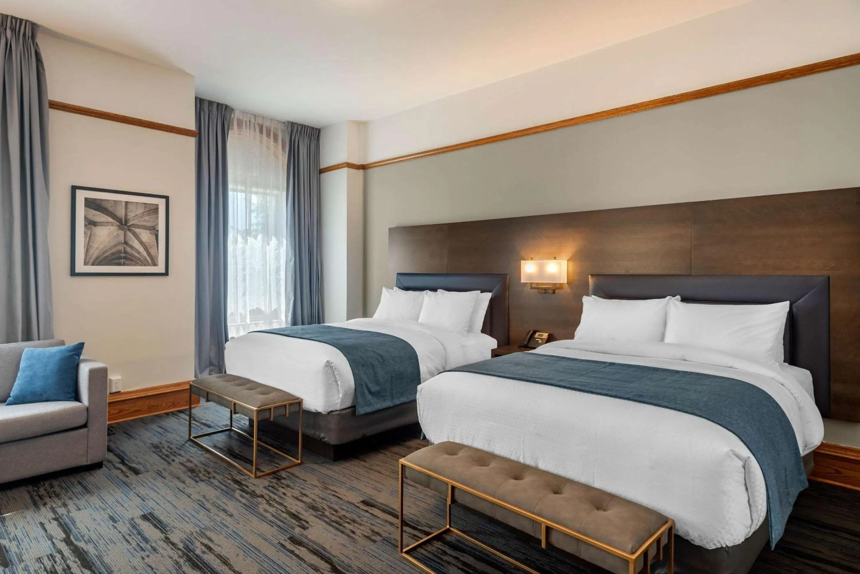 Superior Queen Room with Two Queen Beds - Non-Smoking in The Courthouse Hotel, an Ascend Collection Hotel