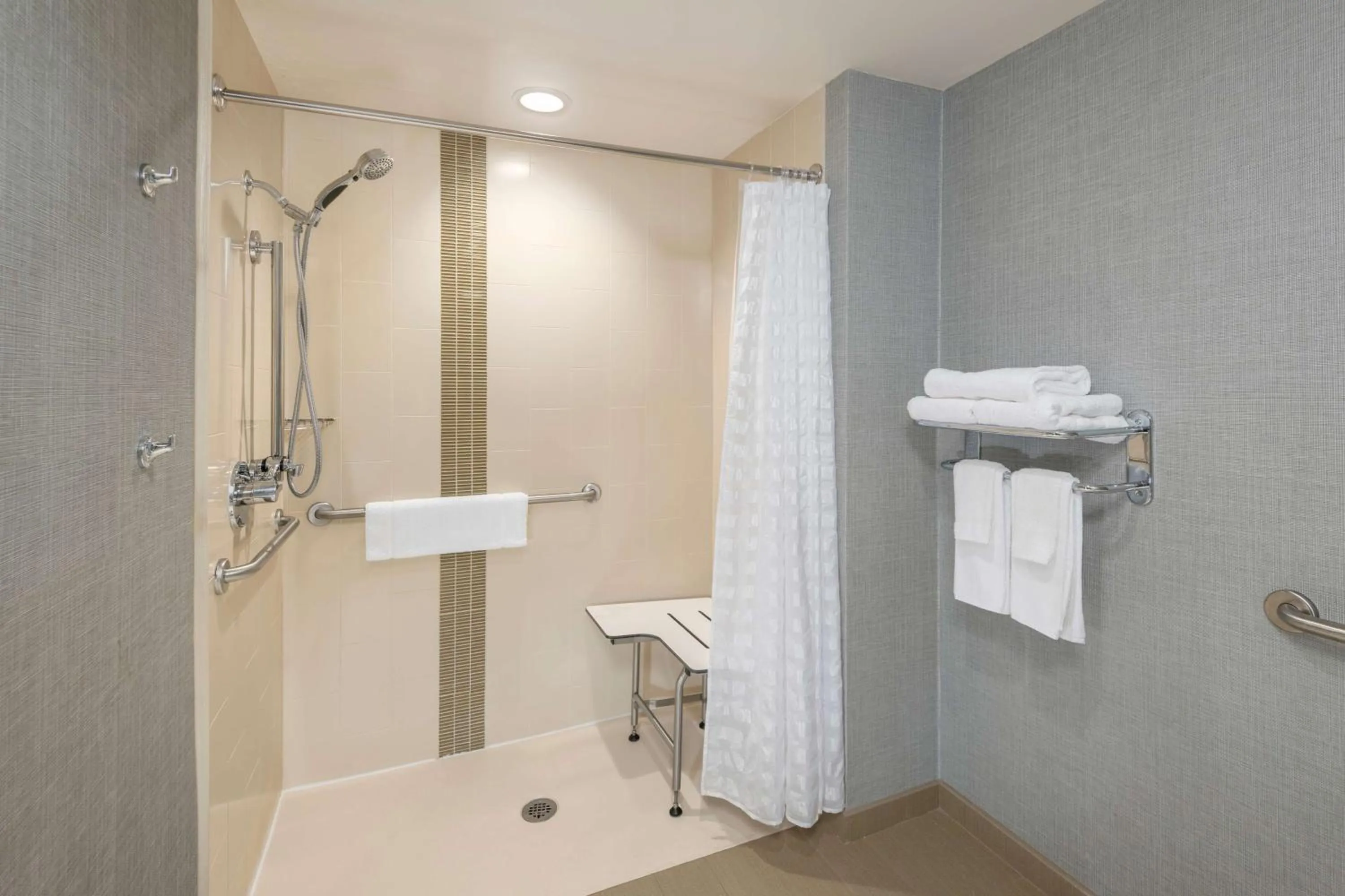 King Suite with Sofa Bed and Roll-In Shower - Disability Access in Hyatt Place Greenville Downtown