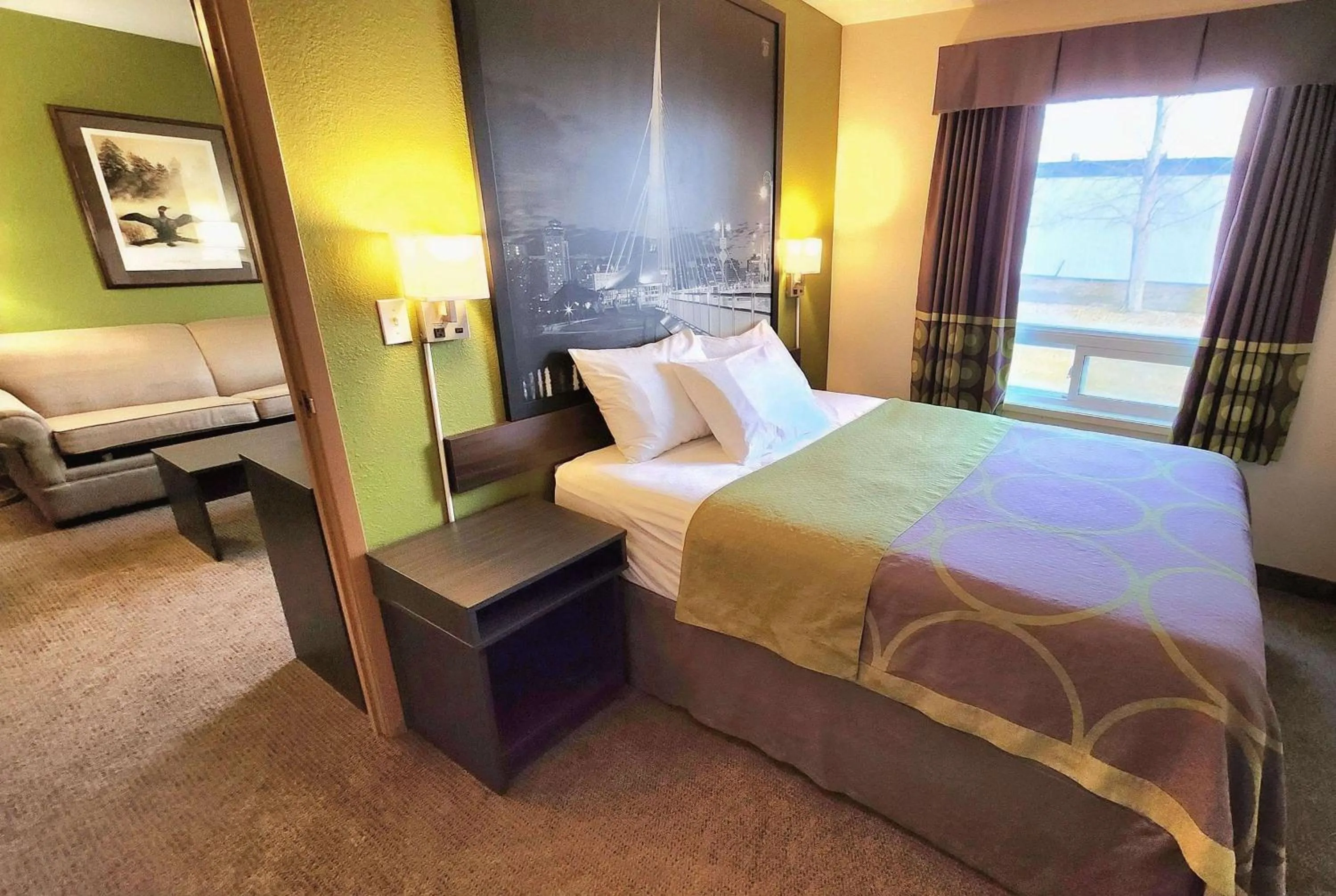 Queen Suite - Non-Smoking in Super 8 by Wyndham Portage La Prairie MB