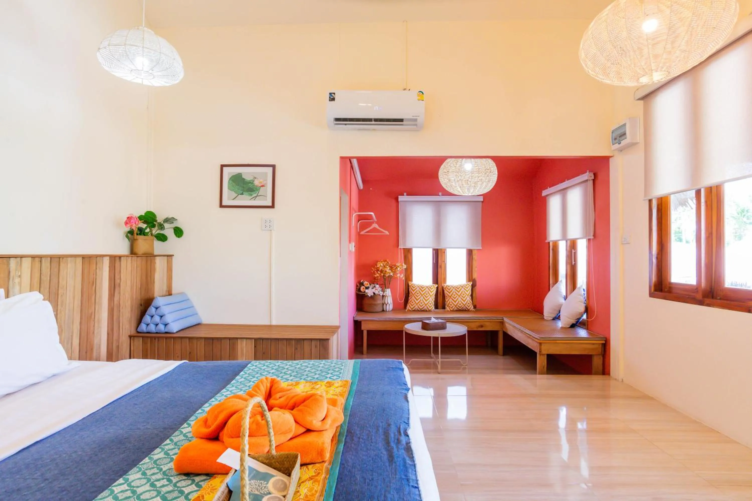 King Room with Garden View in Varni Homestay