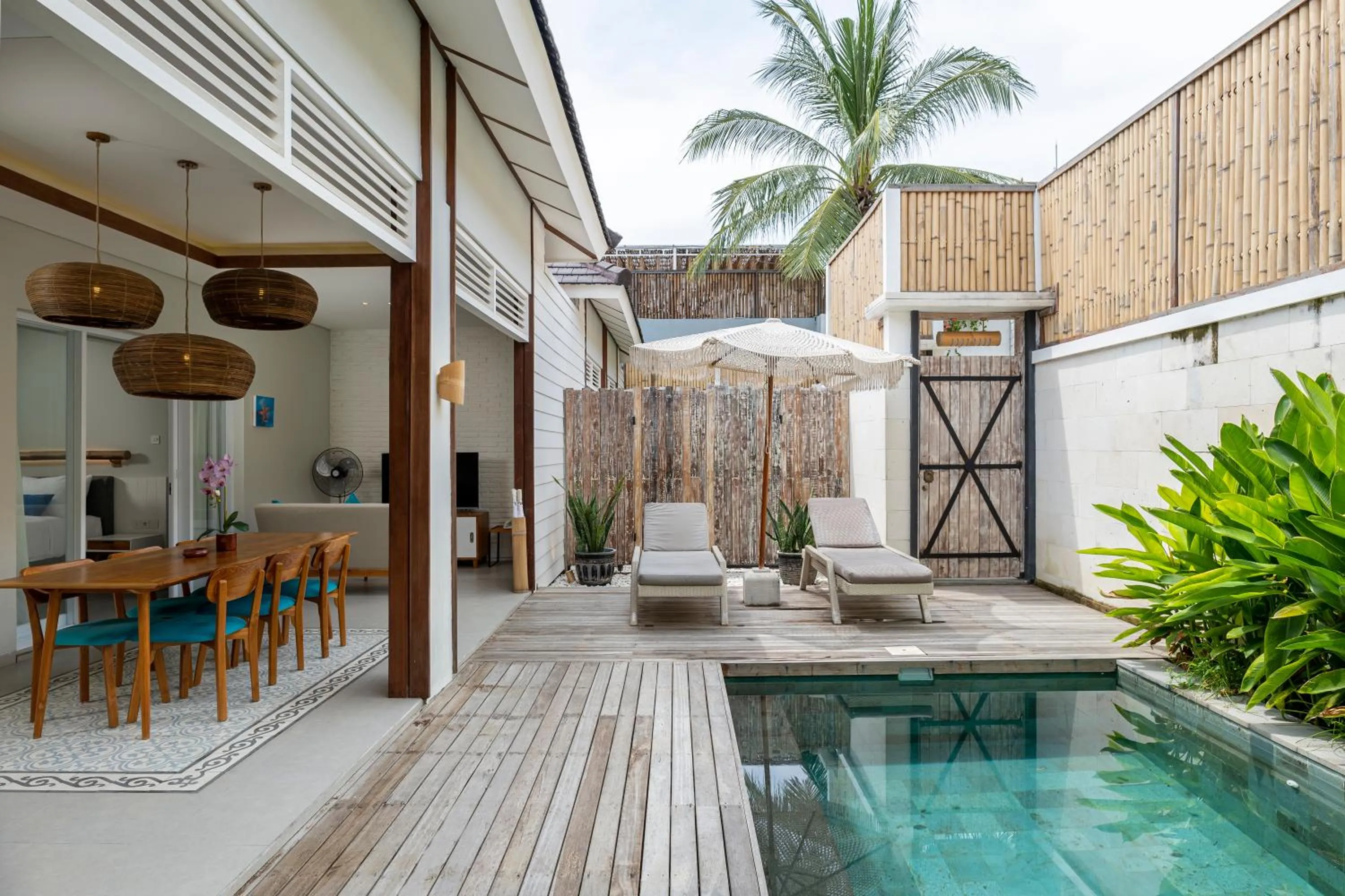 Residence Two-Bedroom Villa with Private Pool and Kitchenette in The Beach House Resort