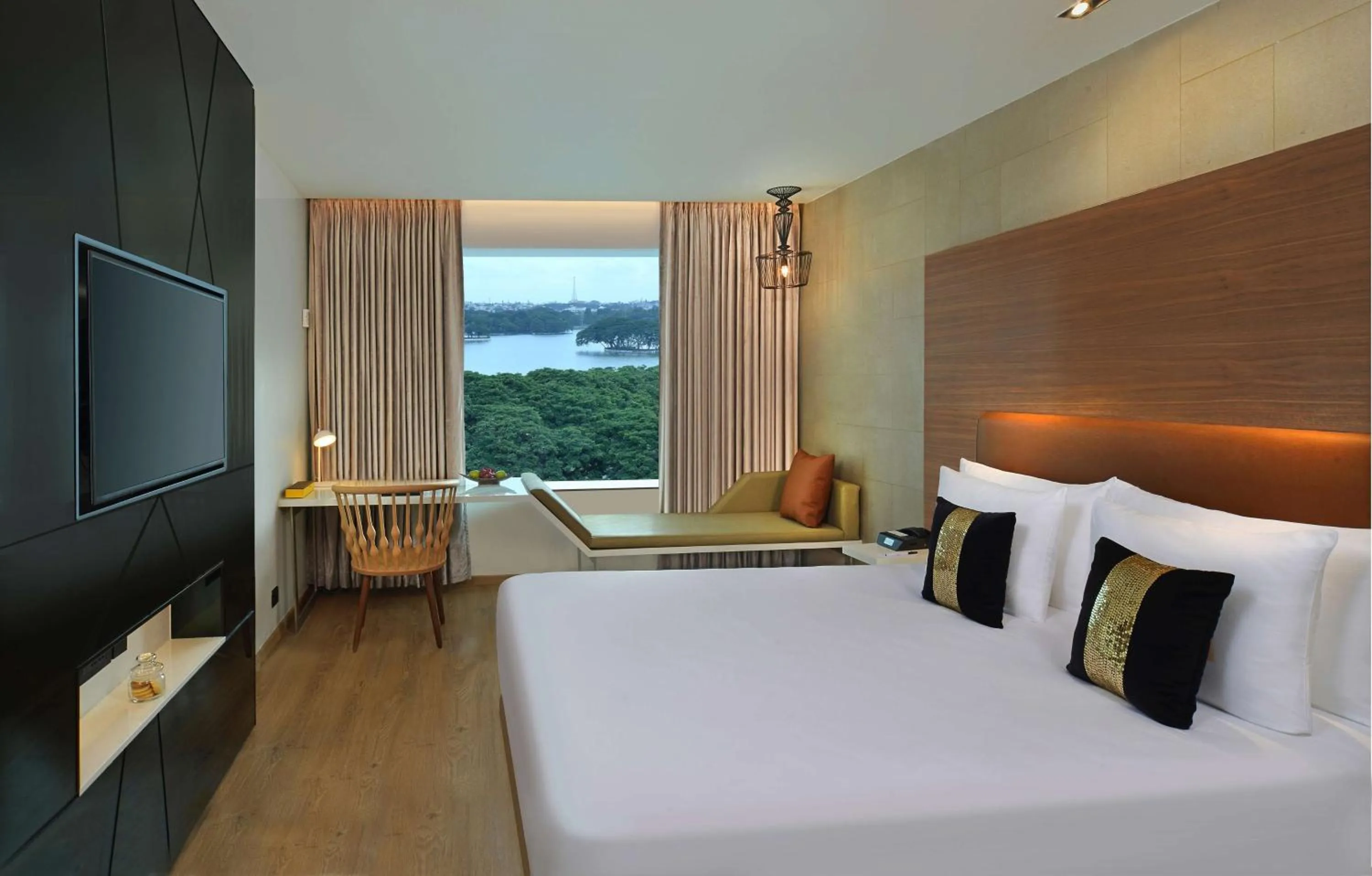 Deluxe Room with Lake View - single occupancy in Radisson Bengaluru City Center