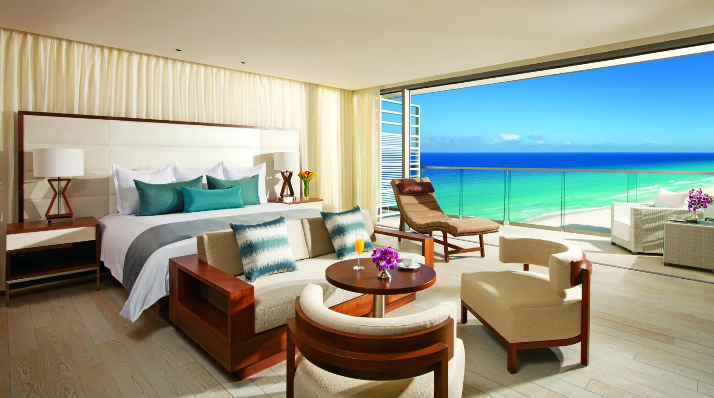 Junior Suite Ocean View King in Secrets The Vine Cancun - All Inclusive Adults Only