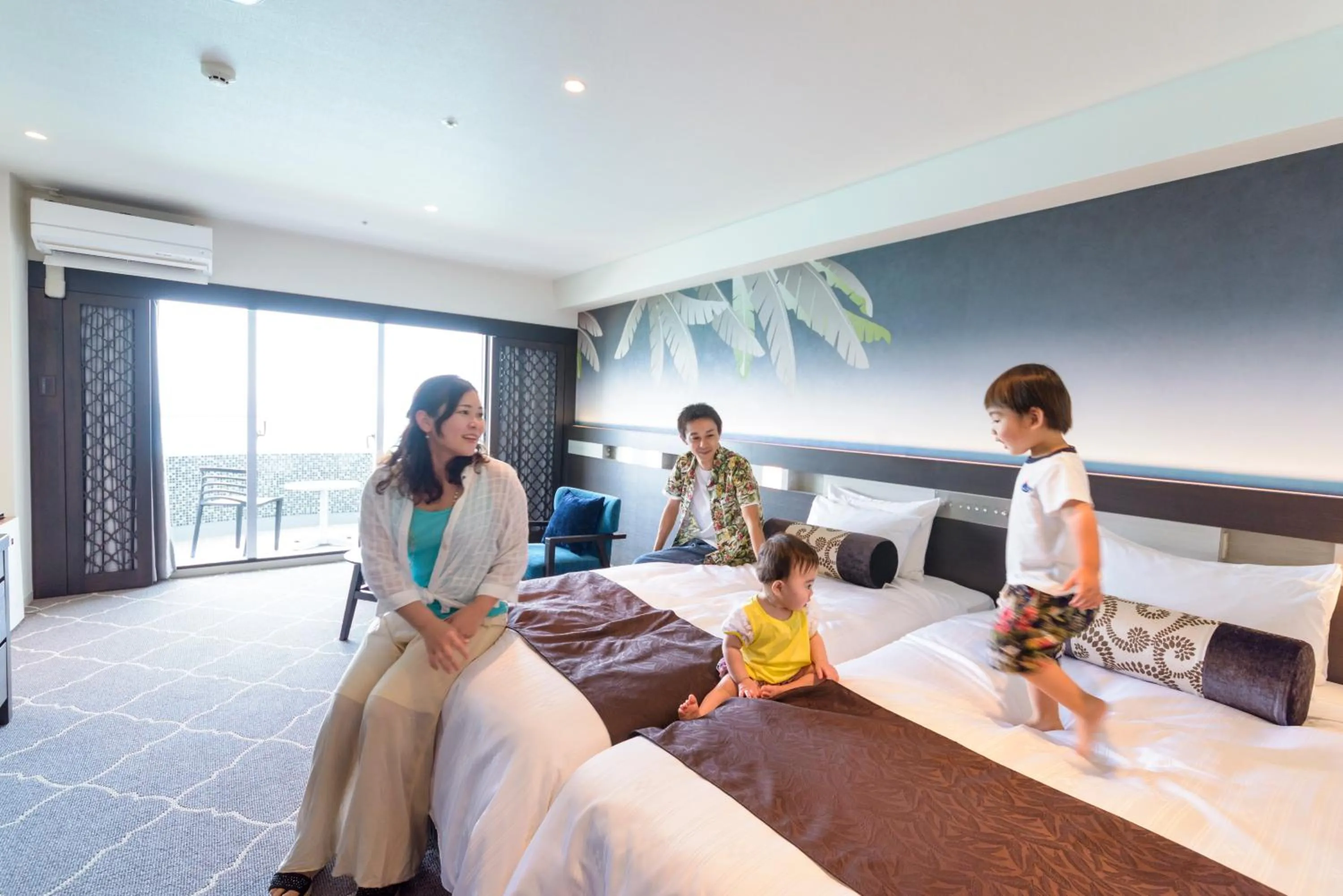 Deluxe Twin Room in Kanehide Kise Beach Palace