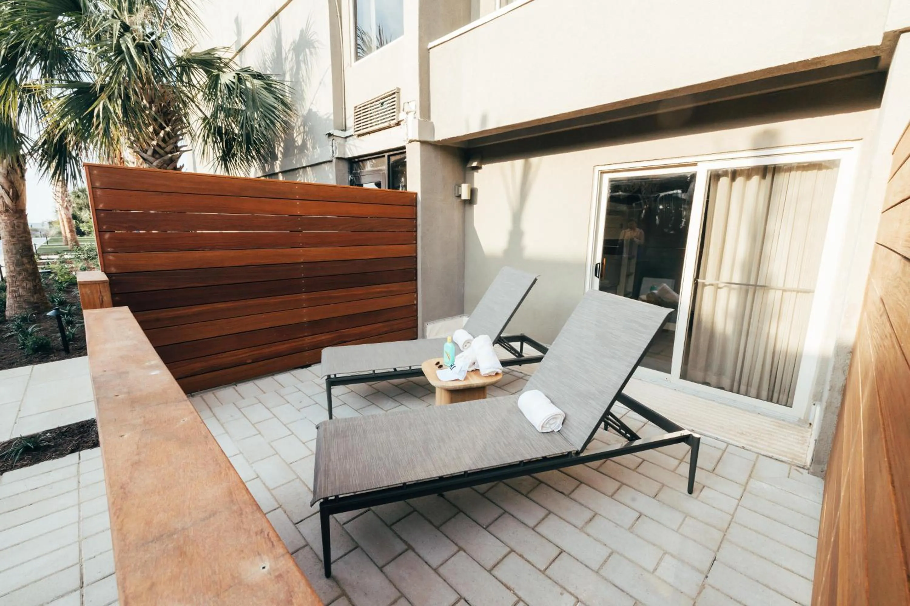 Patio King Room ADA Accessible in Beach House Resort Hilton Head Island