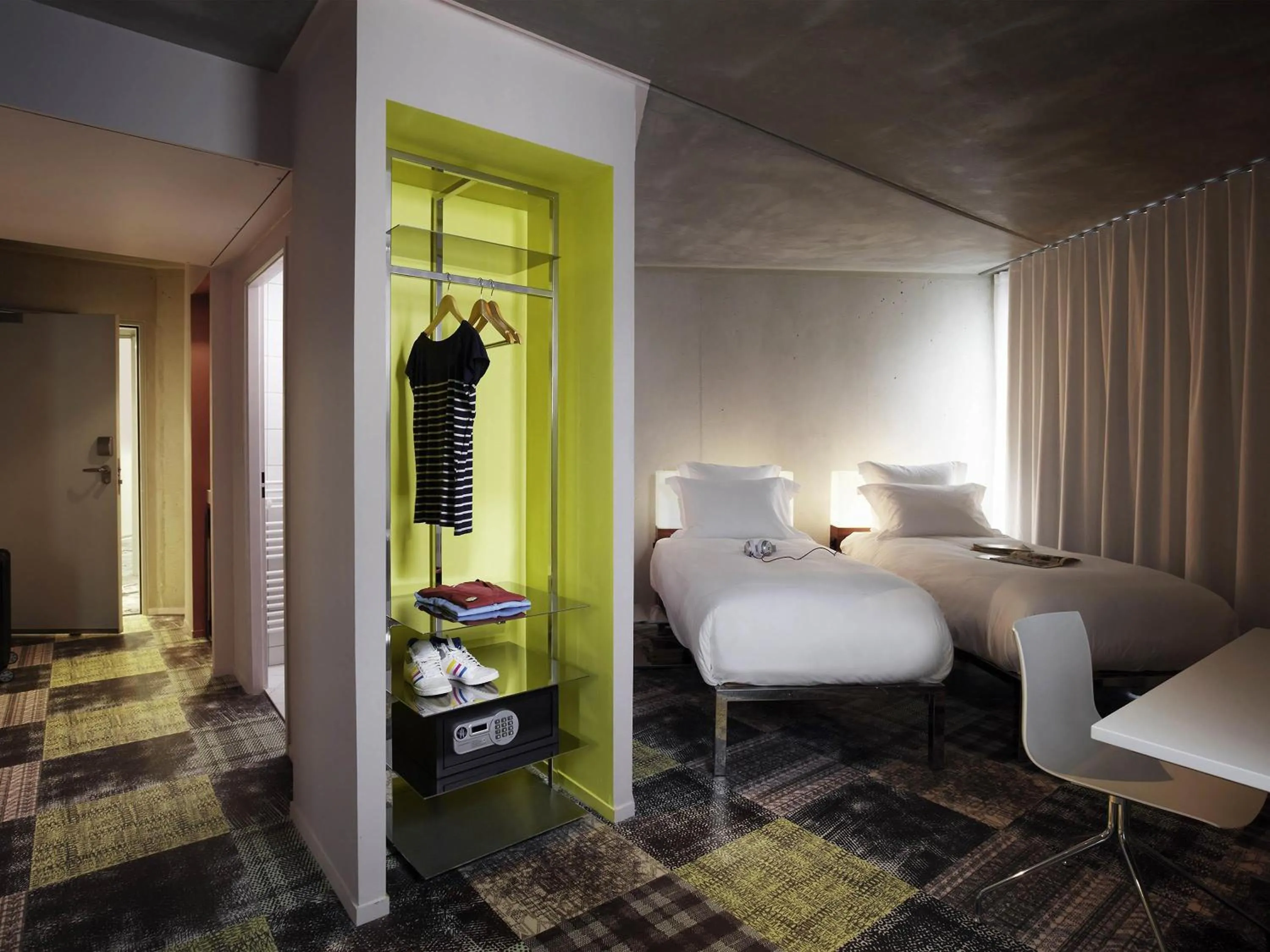 Medium Mama Double Room in Mama Shelter Marseille