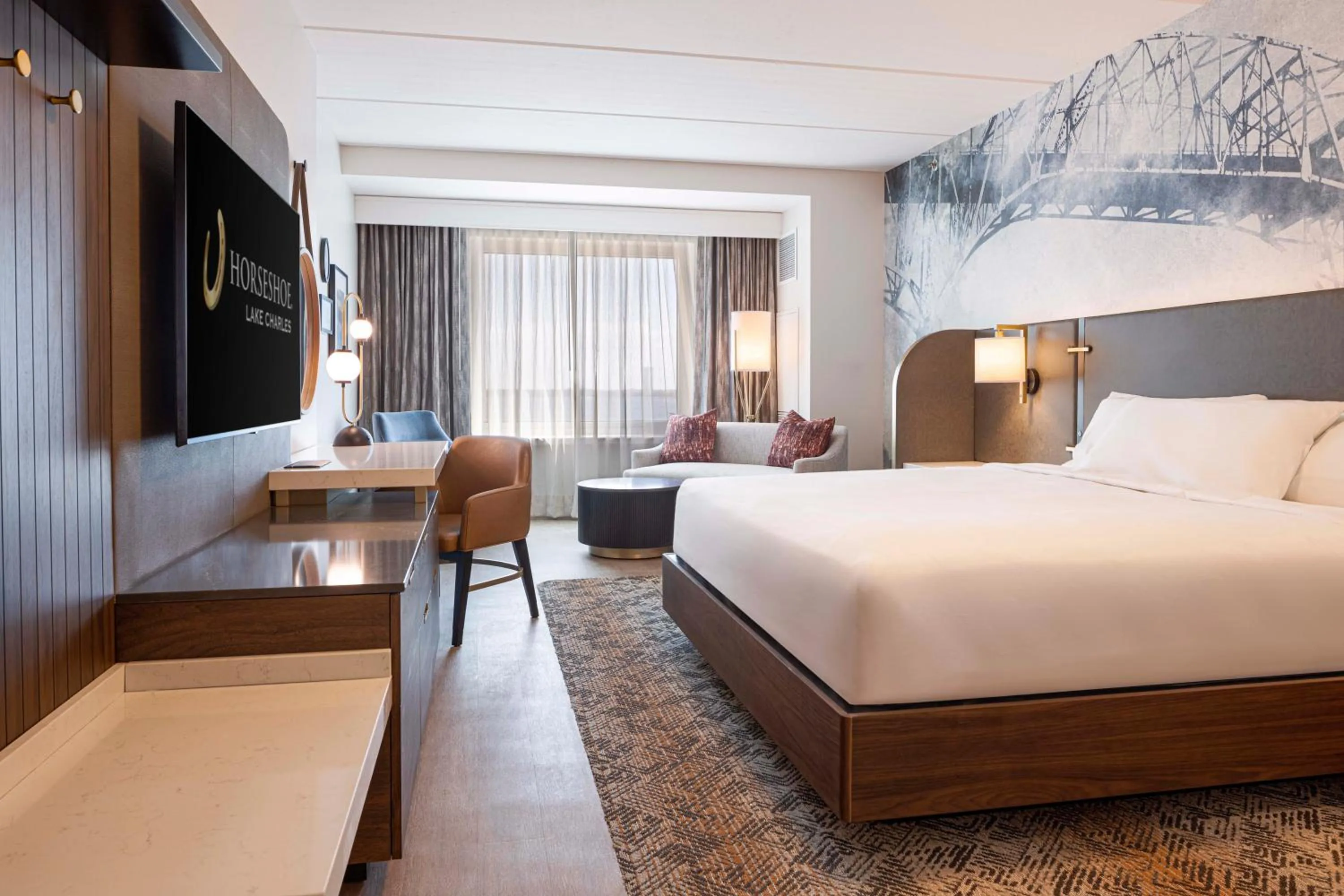 Deluxe Room, 1 King, Non-Smoking  in Horseshoe Lake Charles